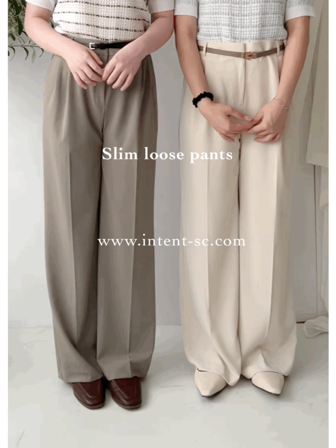 Chiffon Wide 寬鬆闊腳透氣顯腳長長西褲, Pants/ PT8382 (olive sold out)