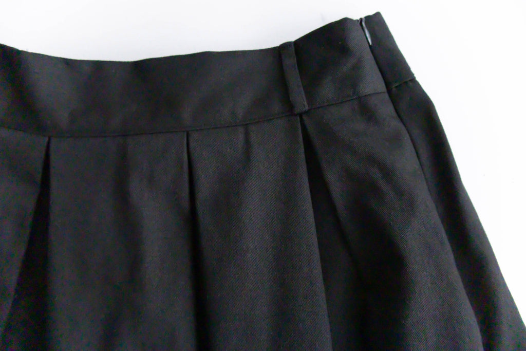 Pleated Midi 百搭純色內百褶中長裙, Skirt/ SK8737