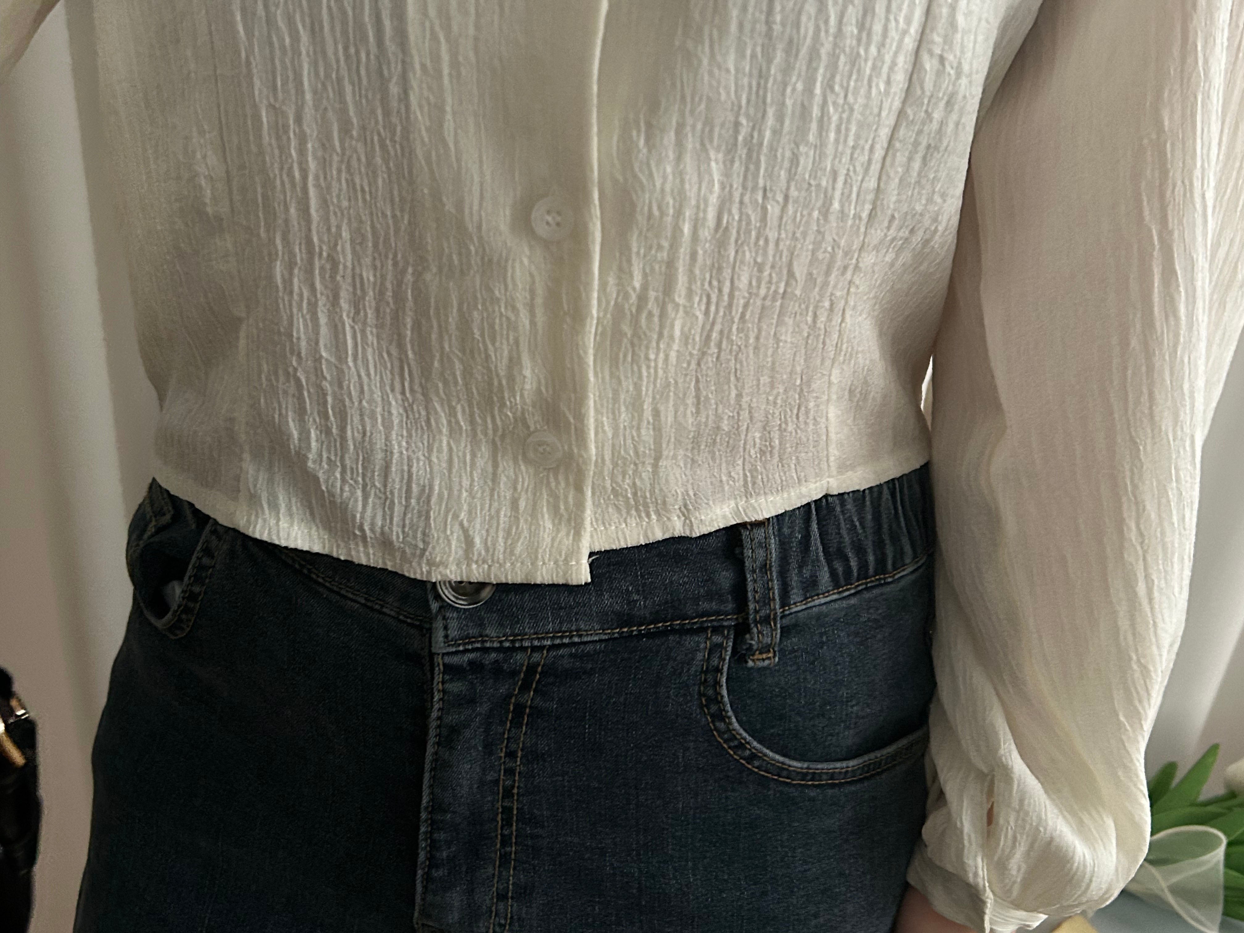 Wonderland 方領荷葉領口飄逸上衣, Blouse/ BU8969