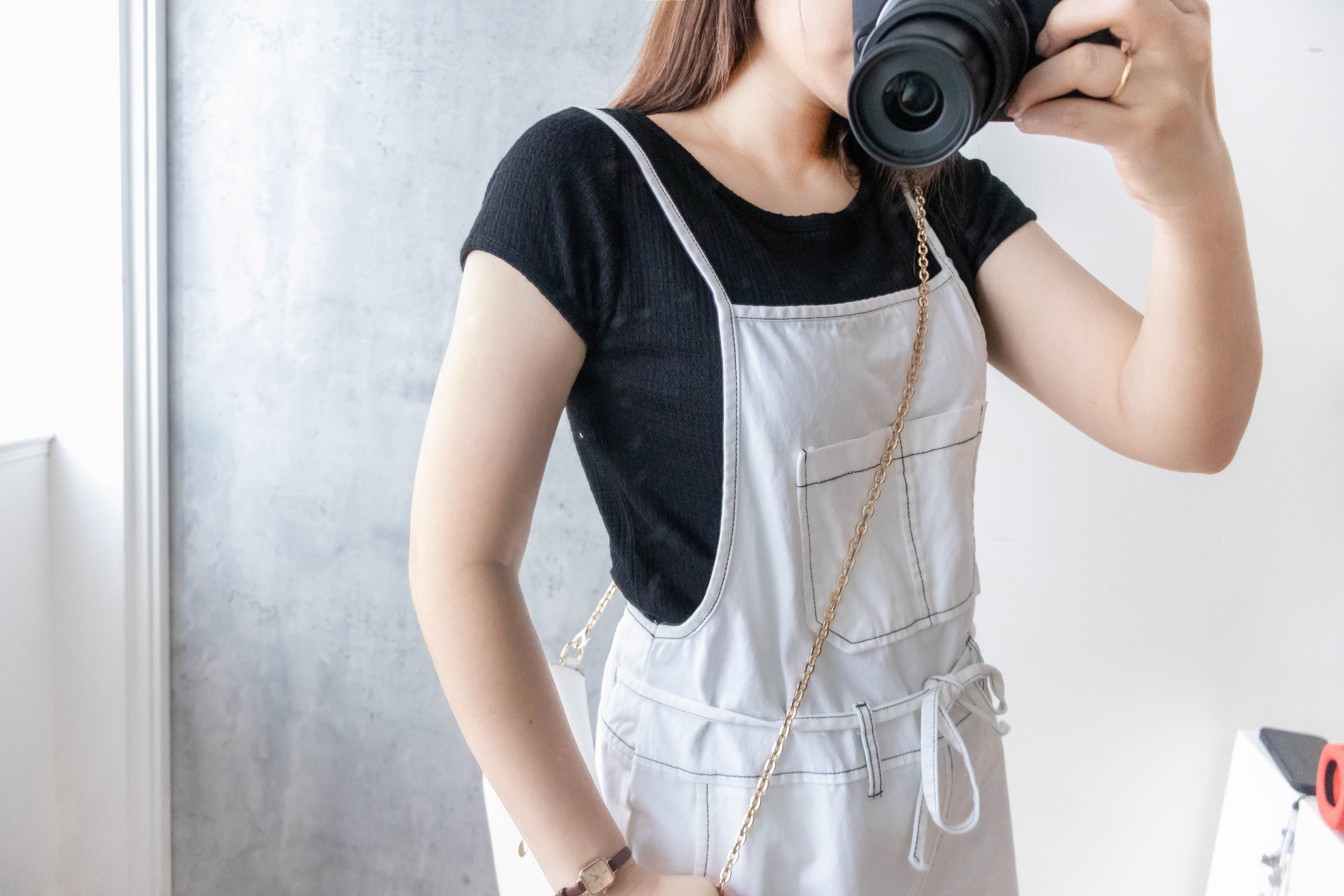 Jumpsuit 隨性車線可調帶子修腰連身褲, Jumpsuit/ DS9279