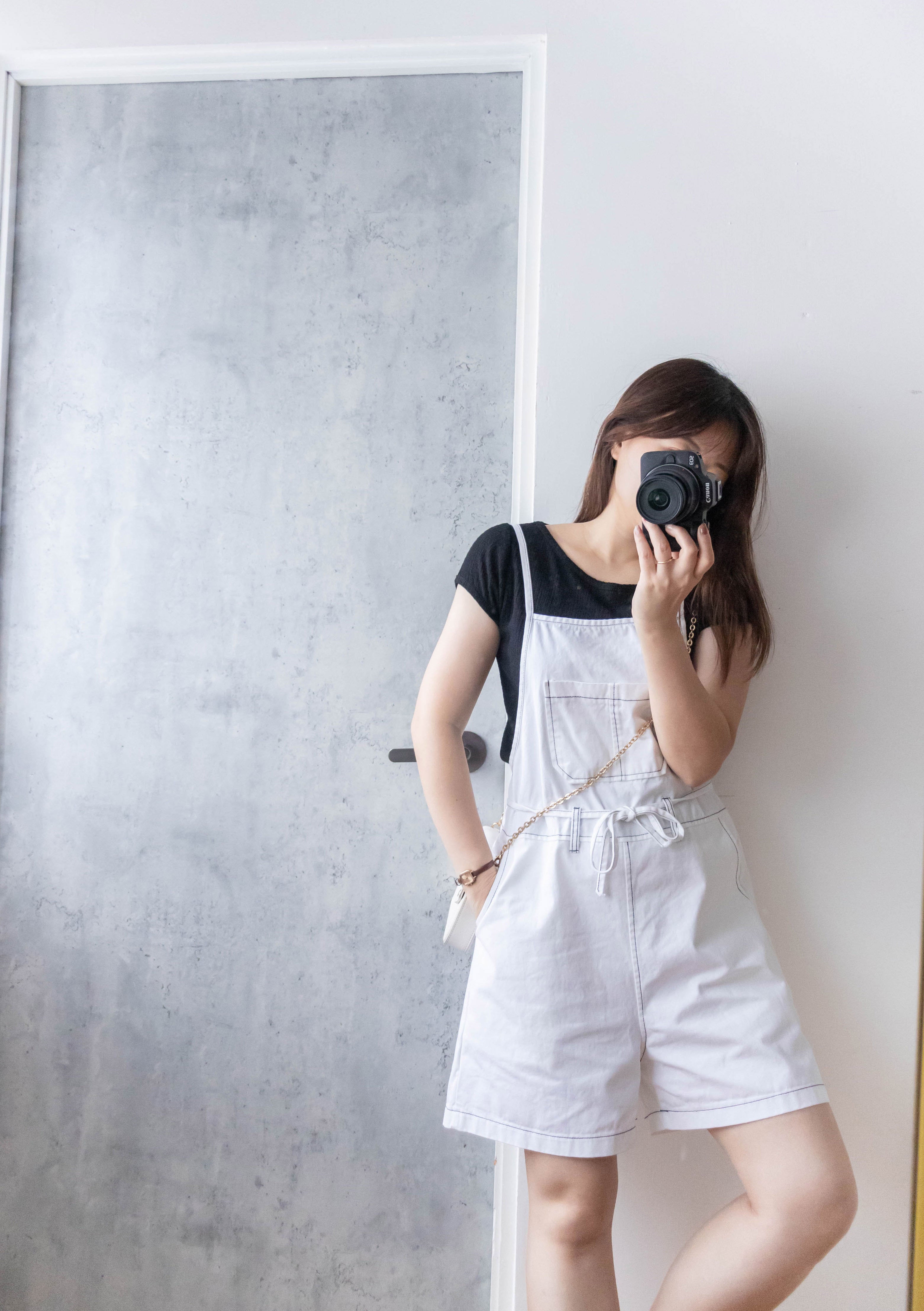 Jumpsuit 隨性車線可調帶子修腰連身褲, Jumpsuit/ DS9279