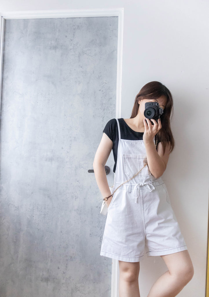 Jumpsuit 隨性車線可調帶子修腰連身褲, Jumpsuit/ DS9279