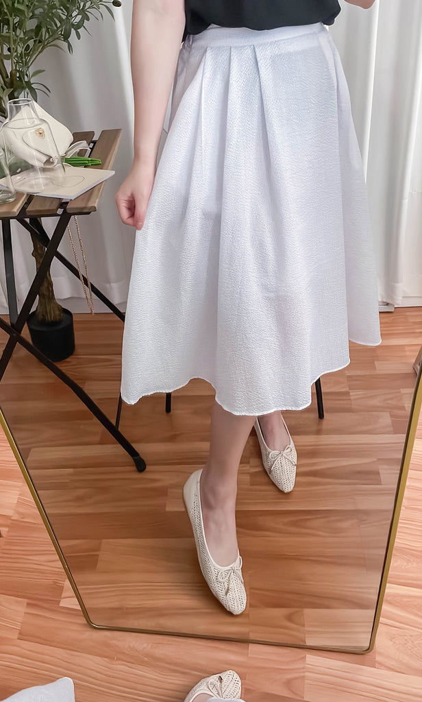Pocket Stripe 口袋暗直紋後橡筋輕盈半身裙, Skirt/ SK8720