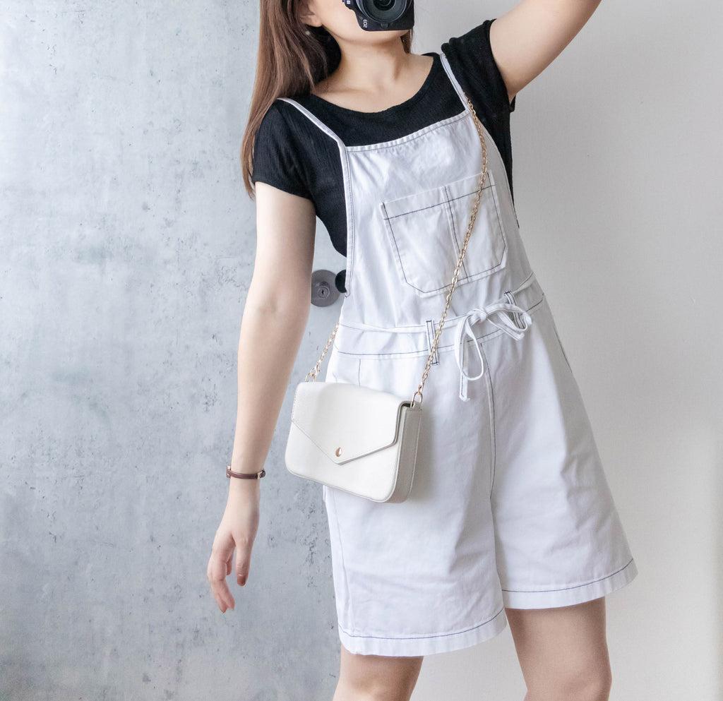 Jumpsuit 隨性車線可調帶子修腰連身褲, Jumpsuit/ DS9279