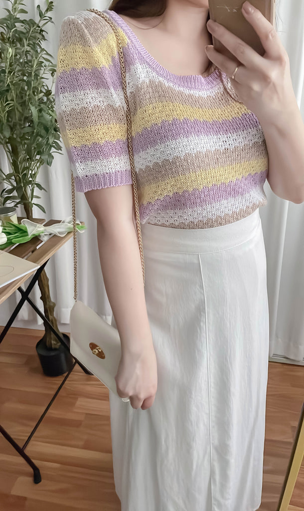 Slim Slit 超推薦極顯瘦修飾肚肚大A形裙尾開叉, Skirt/ SK8721 (honeydew sold out)