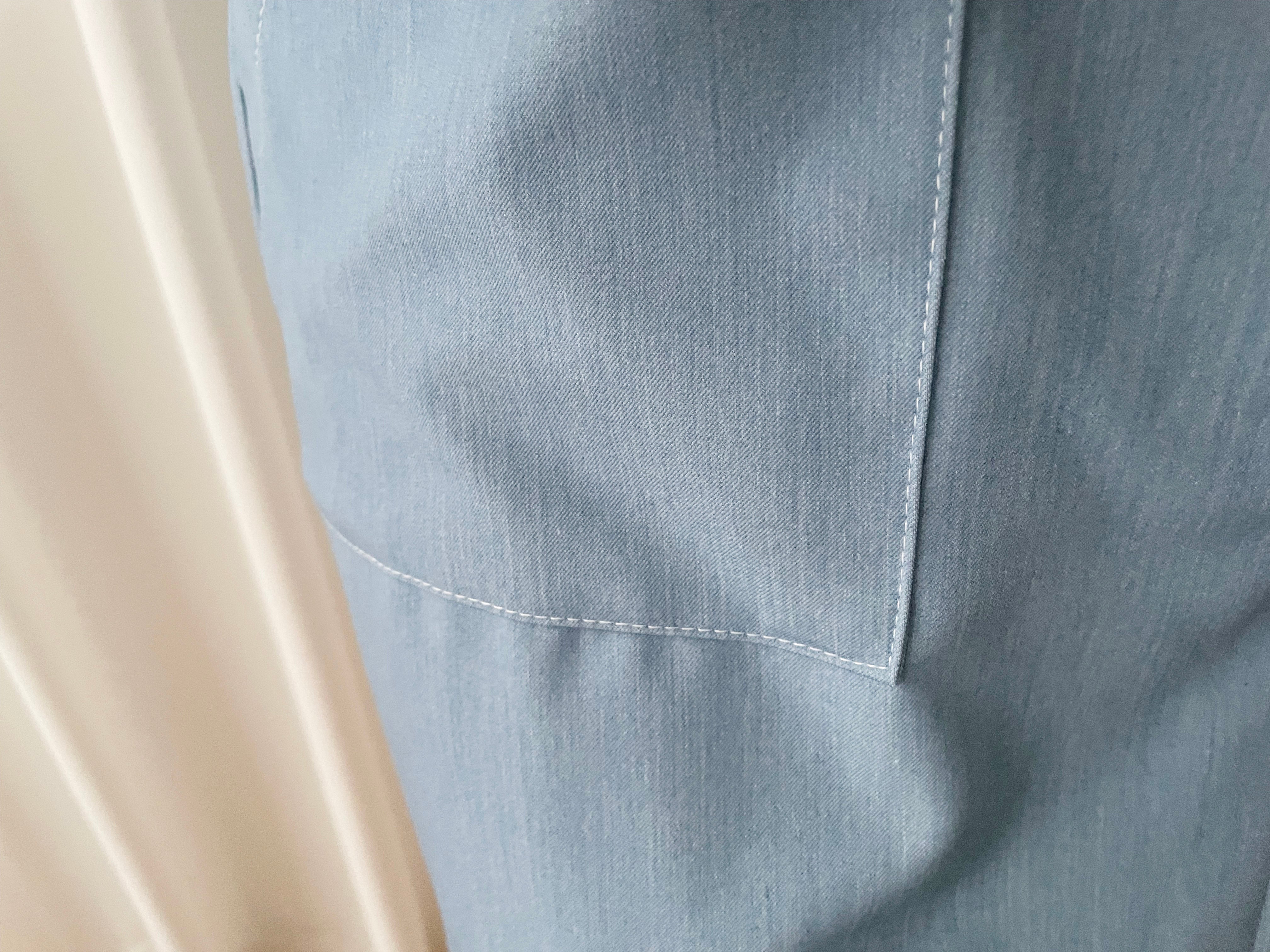 Slim a-line Denim 超舒適輕身寬鬆牛仔色車線, Skirt/ SK8728 (Midnightblue sold out)