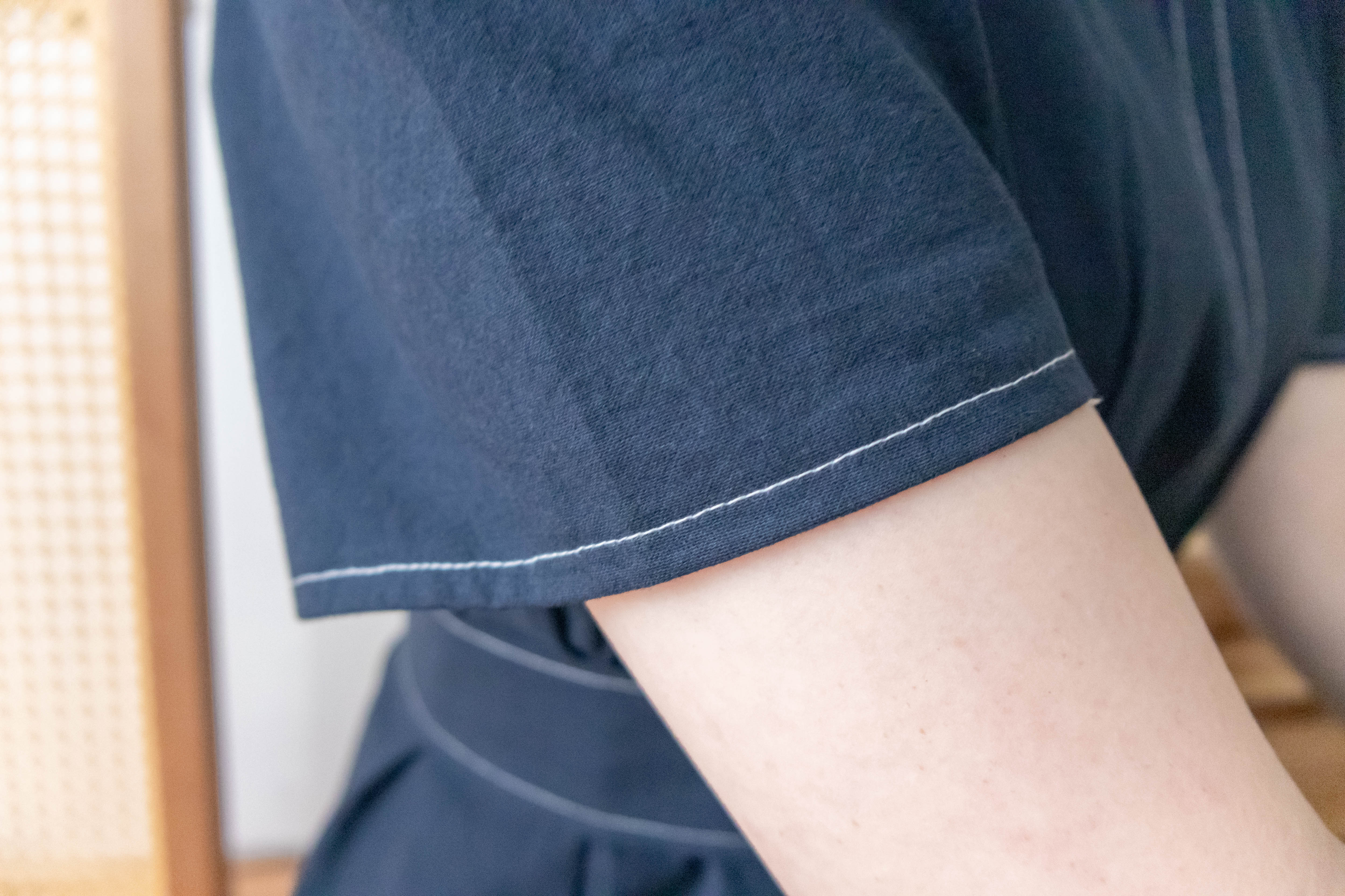 Navy Belle 沿邊車線腰身車褶顯瘦連身裙, Dress/ DS9265 (Navy Sold Out)