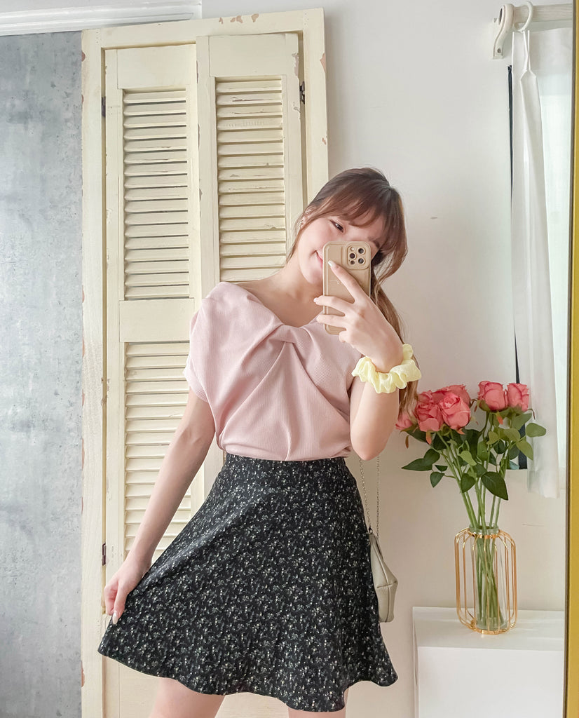 Garden 清雅花枝防走光百搭防皺花裙, Skirt/ SK8726 (Ivory sold out)