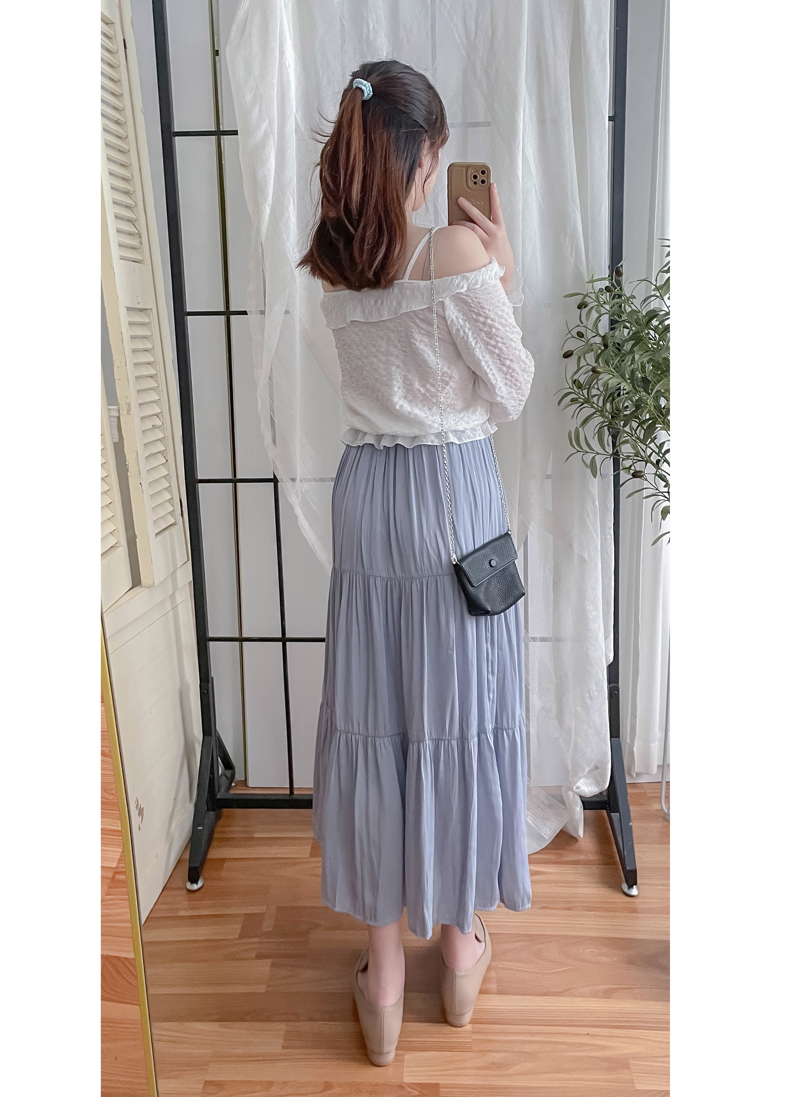 Fairy Touch 優雅高質垂感仙氣飄飄傘裙, Skirt/ SK8732