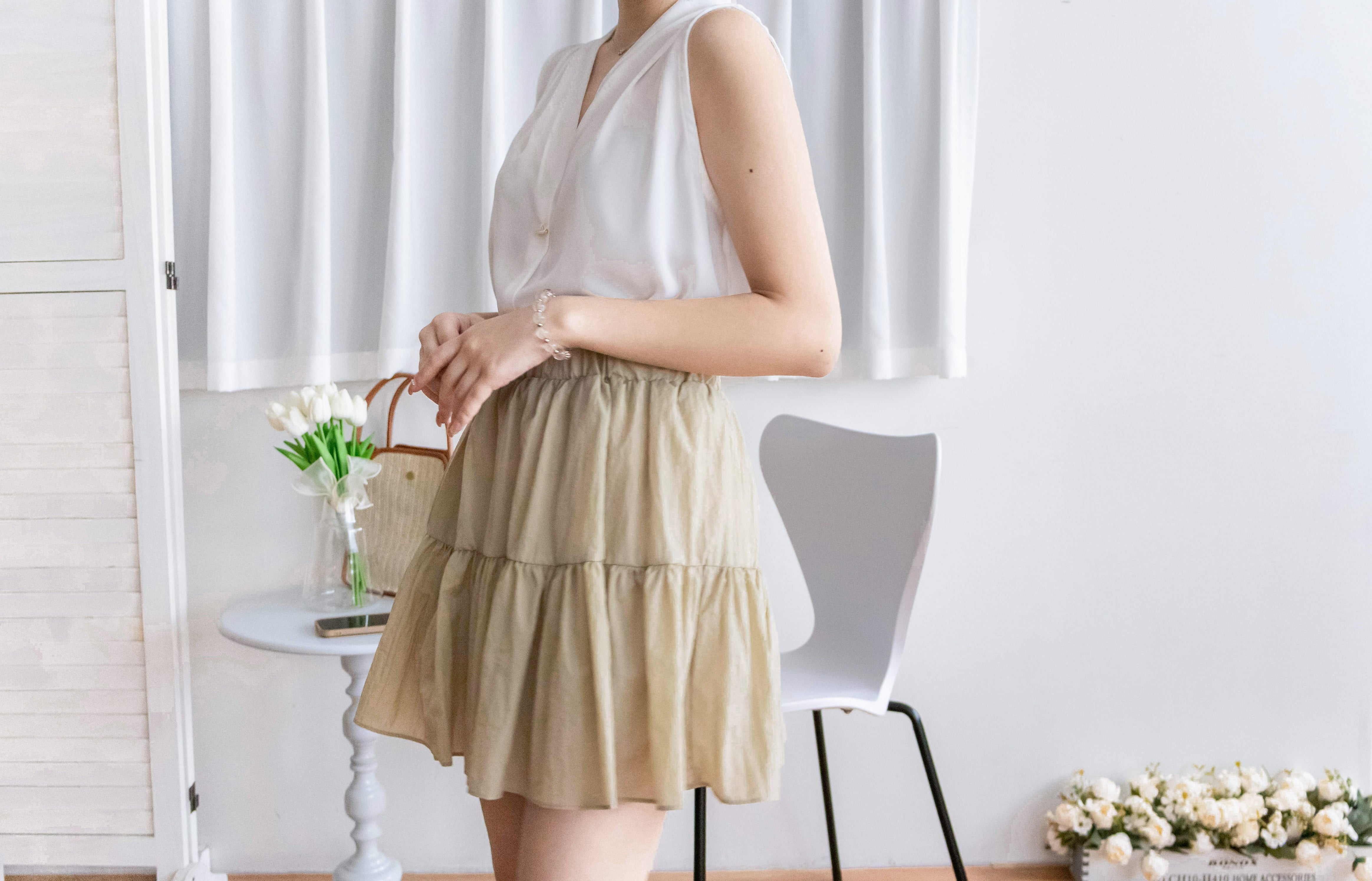 夏日必備防走光裙褲, Skirt Pants/ PT8390