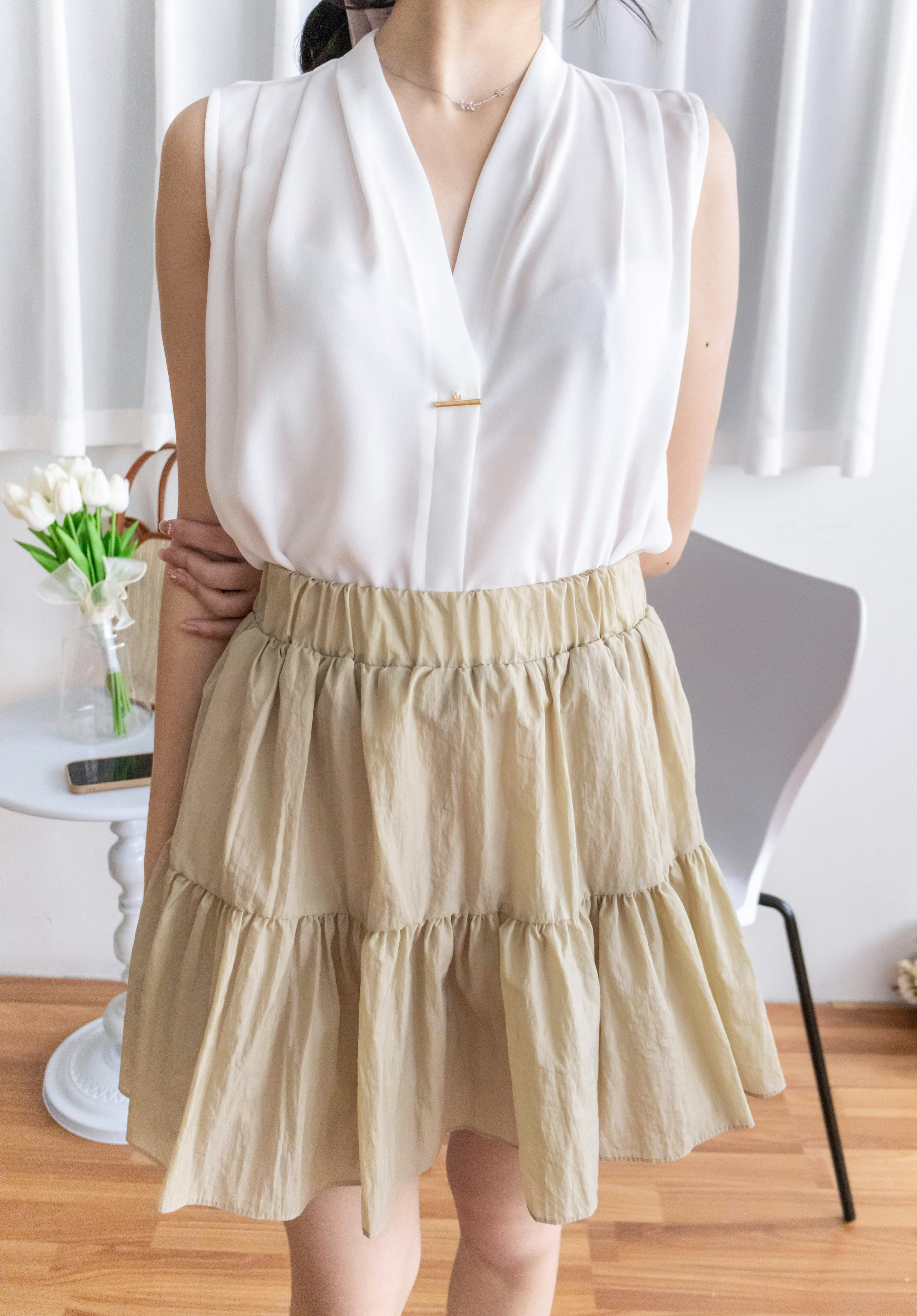 夏日必備防走光裙褲, Skirt Pants/ PT8390