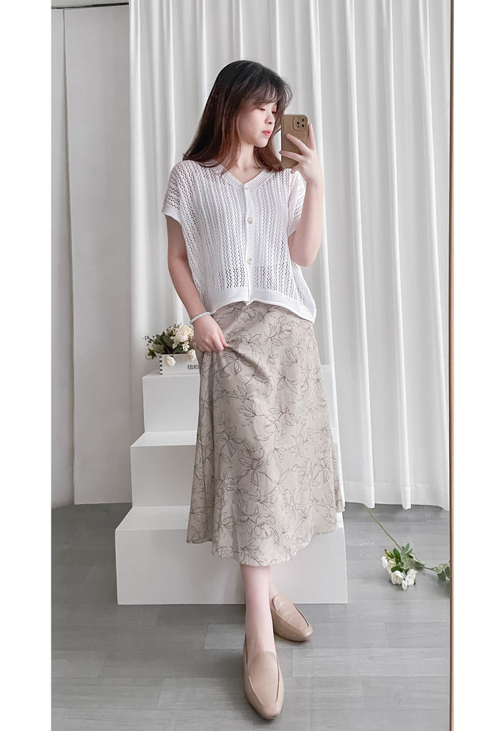 (售完即止款) Cape knit 通花線條飄飄袖口百搭層次感, Top/ TP8892