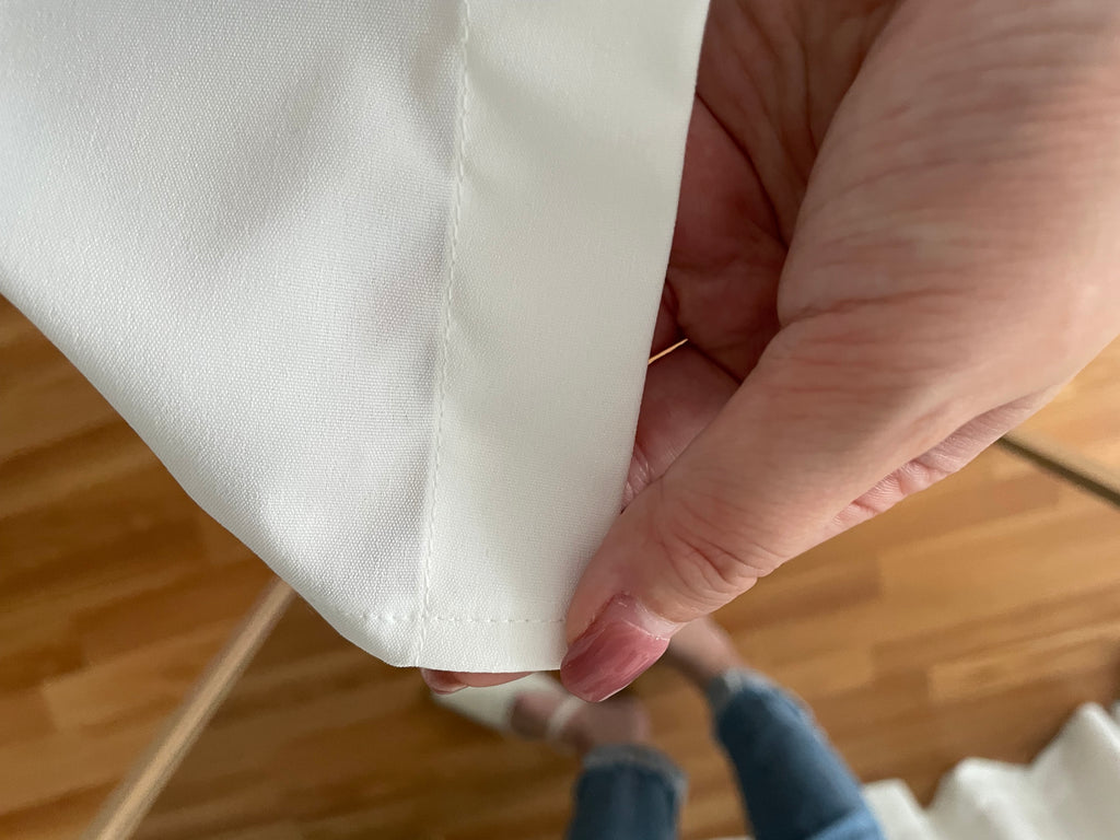 Neat Feminine 不易皺白色弧形衣尾百搭恤衫, Shirt / BU8966
