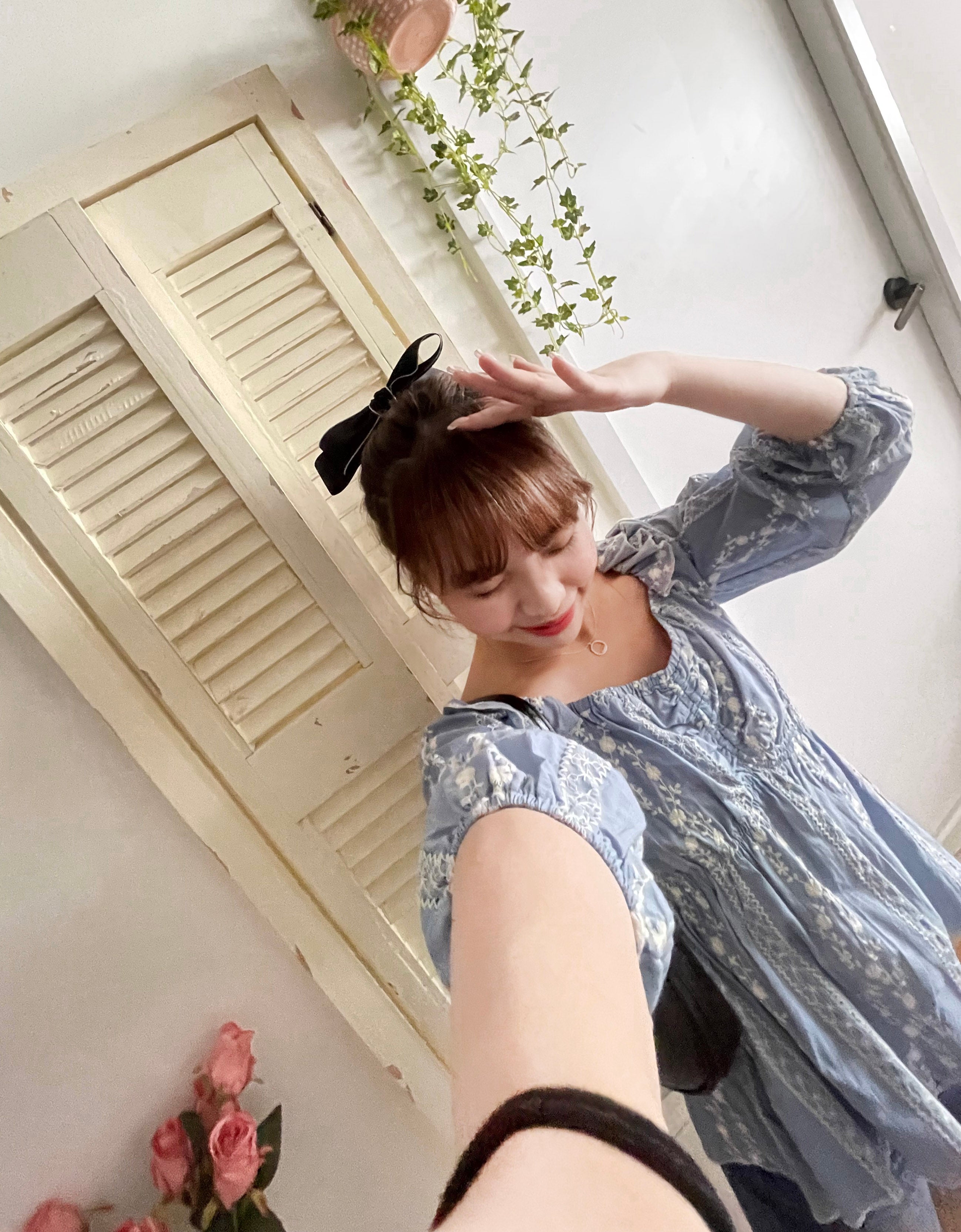 Ethnic 民族繡花修腰傘形上衣, Blouse/ BU8978 (不設訂貨款)