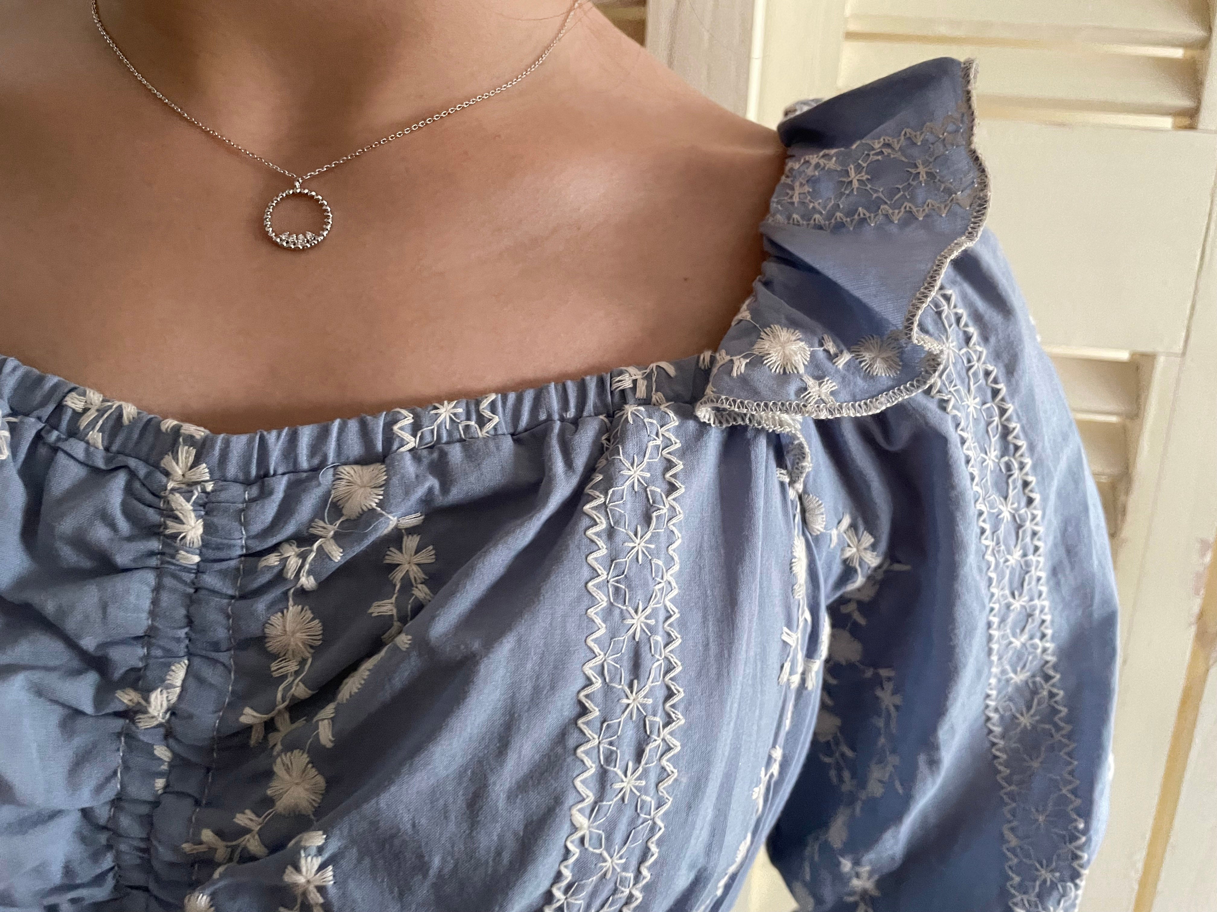 Ethnic 民族繡花修腰傘形上衣, Blouse/ BU8978 (不設訂貨款)
