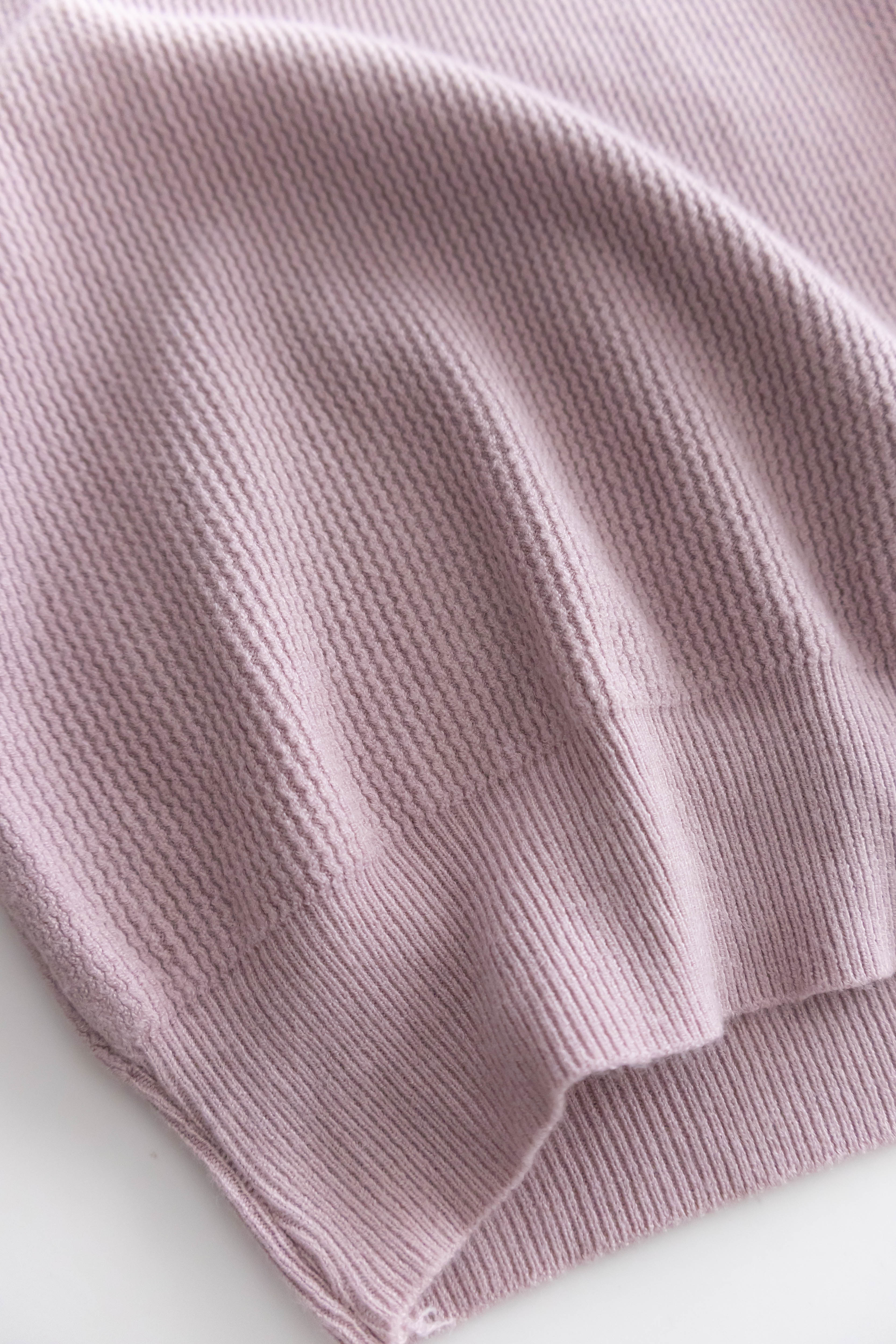 Knit 小袖V領棉棉針織上衣, Top/ TP8880