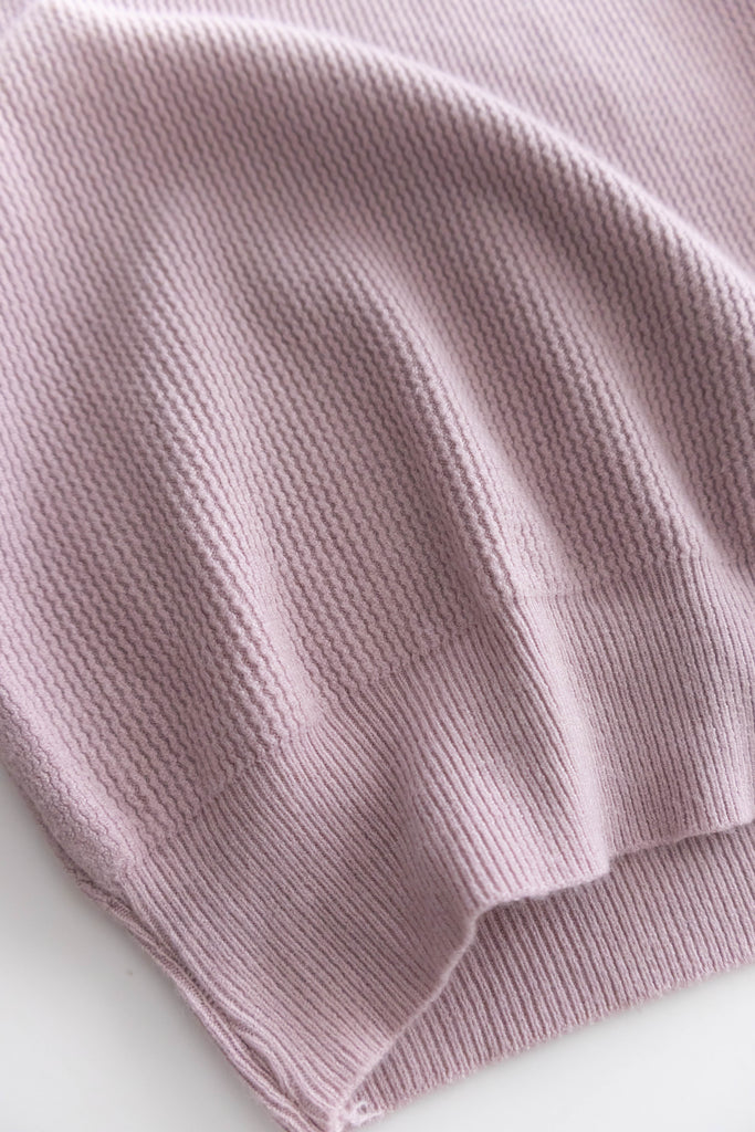 Knit 小袖V領棉棉針織上衣, Top/ TP8880