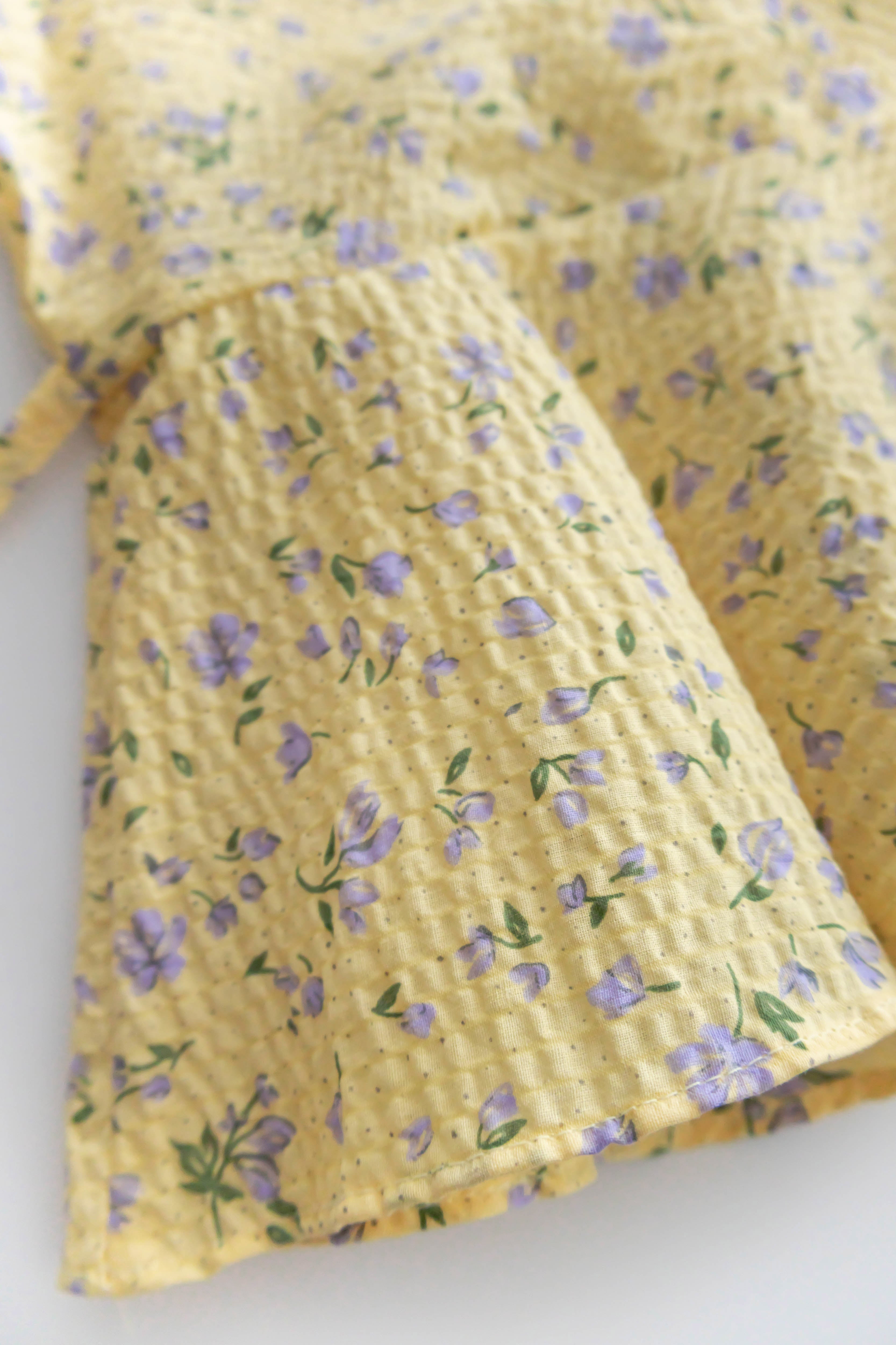 Cherry Sakura 浪漫櫻花點點疊領修腰, Blouse/ BU8958