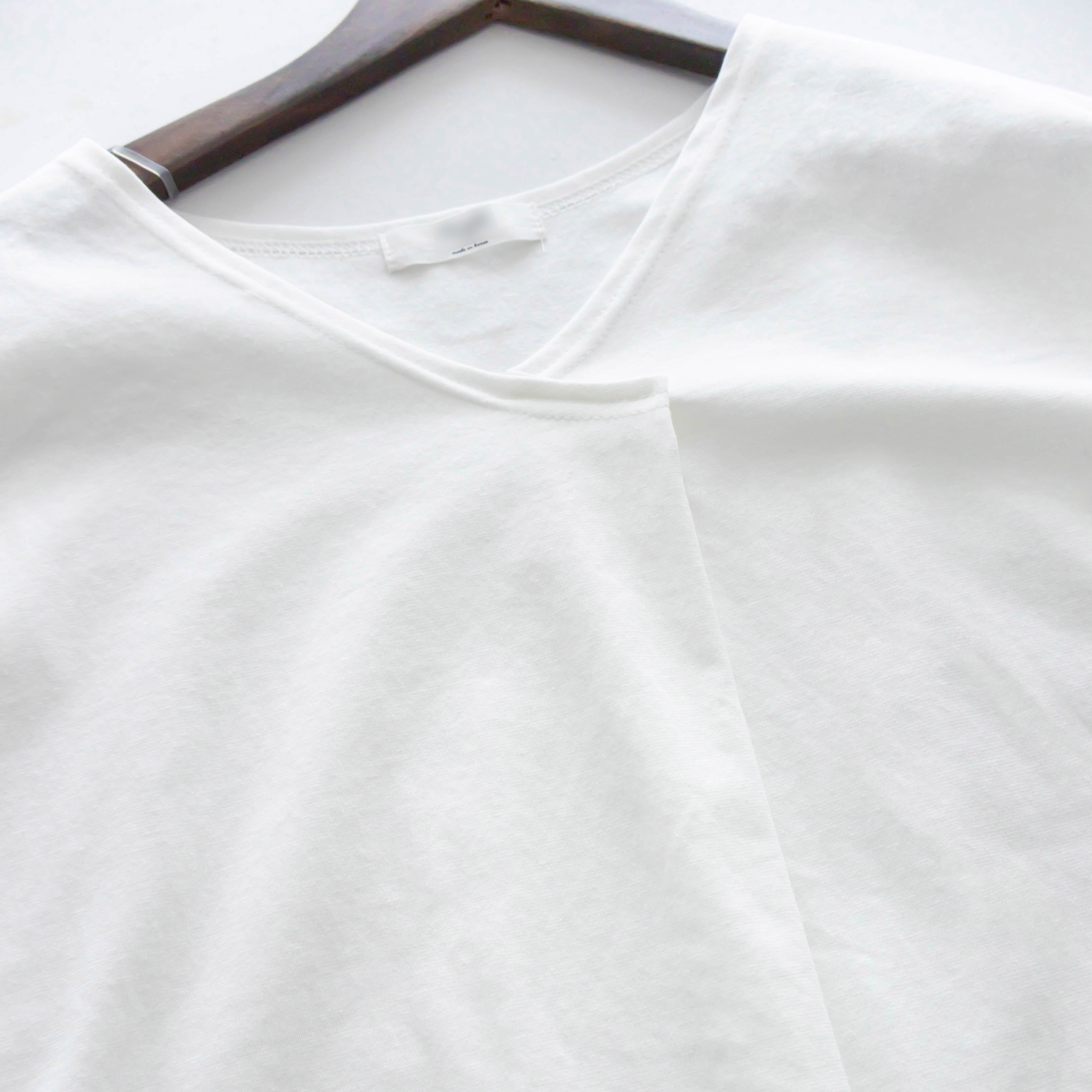 Pin Sleeve 棉質交疊V領花花袖上衣, Top/ BU8960 (white sold out)