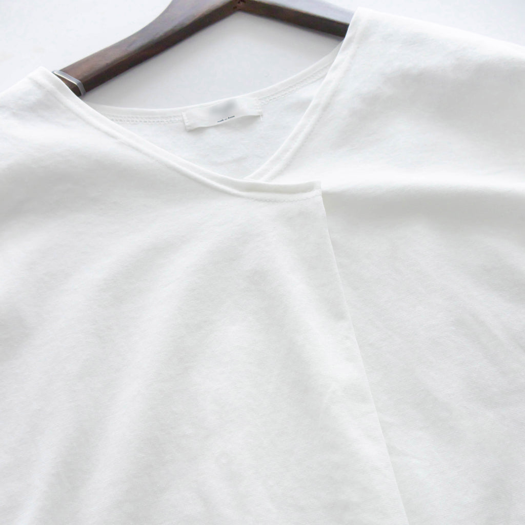 Pin Sleeve 棉質交疊V領花花袖上衣, Top/ BU8960 (white sold out)