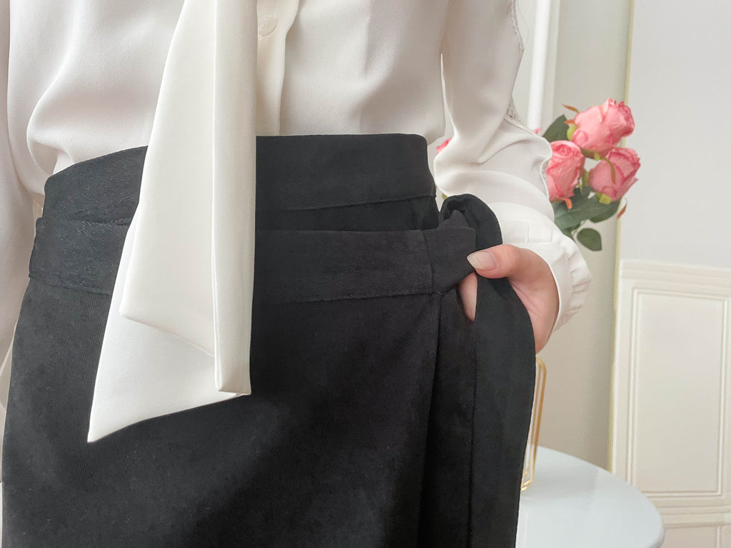 Slim Waist 包裹式穿著微A形顯瘦半身裙, Dress/ SK8748