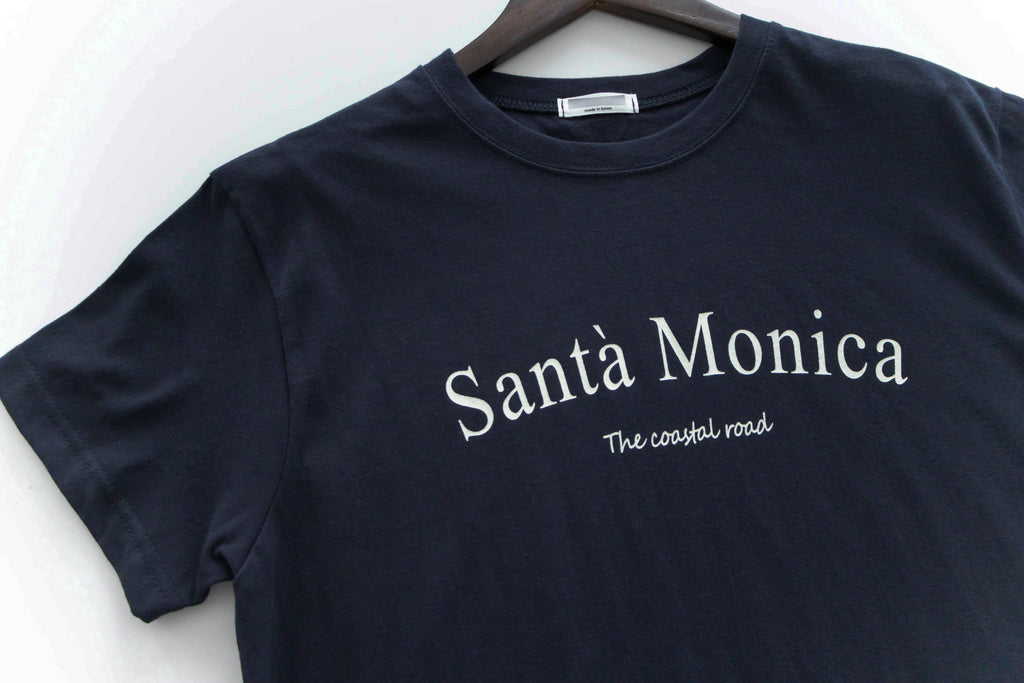 Monica Tee 簡約棉質文字寬鬆開叉長裙, Dress/ DS9307