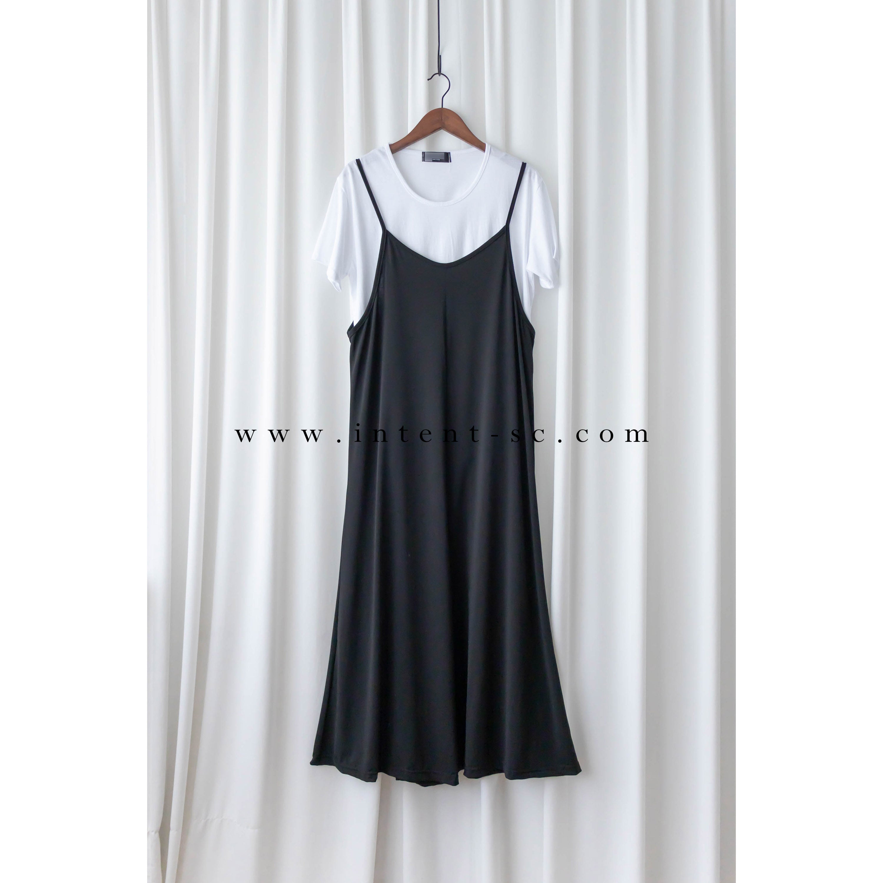 Kara Jumpsuit 防皺彈性裙形吊帶褲套裝, SET/ DS9306