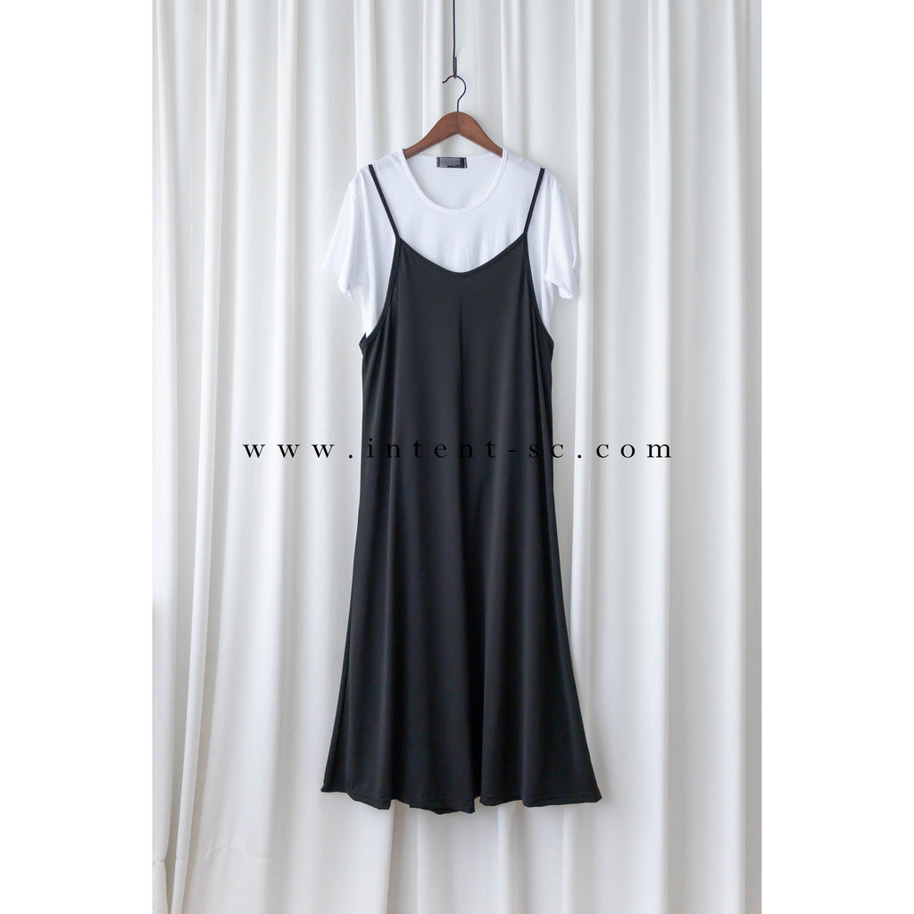 Kara Jumpsuit 防皺彈性裙形吊帶褲套裝, SET/ DS9306
