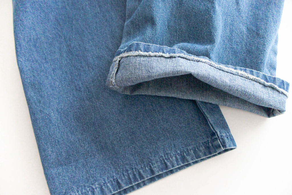 Denim 寬鬆顯瘦拍鈕牛仔吊帶褲, Jumpsuit / PT8394
