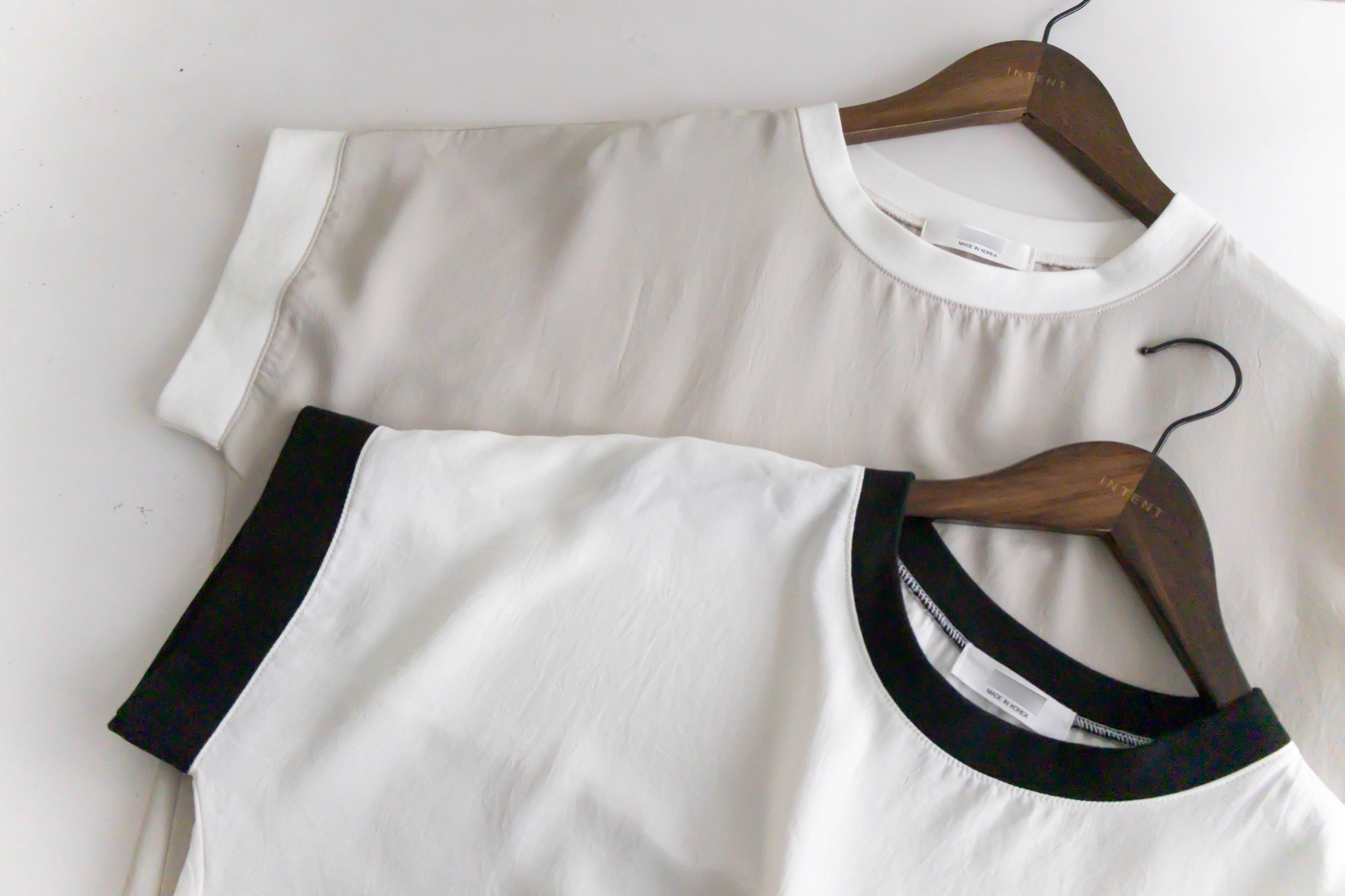 Chiffon SweaterShirt 雙拼色不規則設計雪紡衛衣, Blouse/ TP8890 (beige sold out)