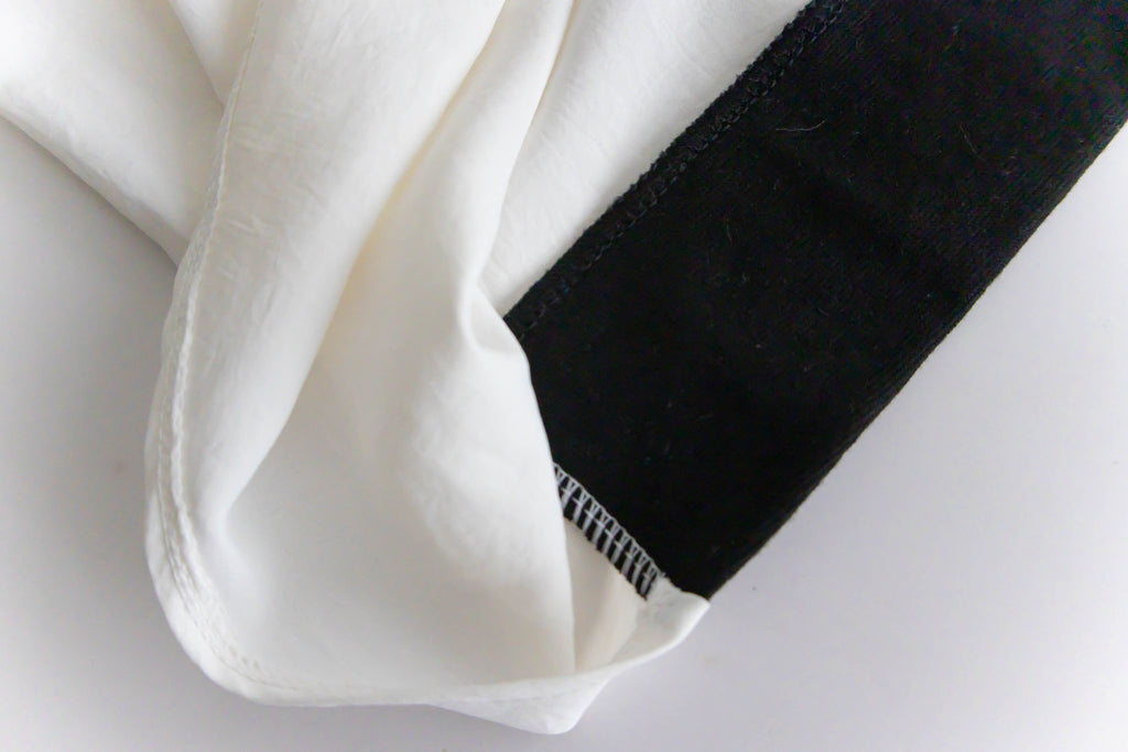 Chiffon SweaterShirt 雙拼色不規則設計雪紡衛衣, Blouse/ TP8890 (beige sold out)