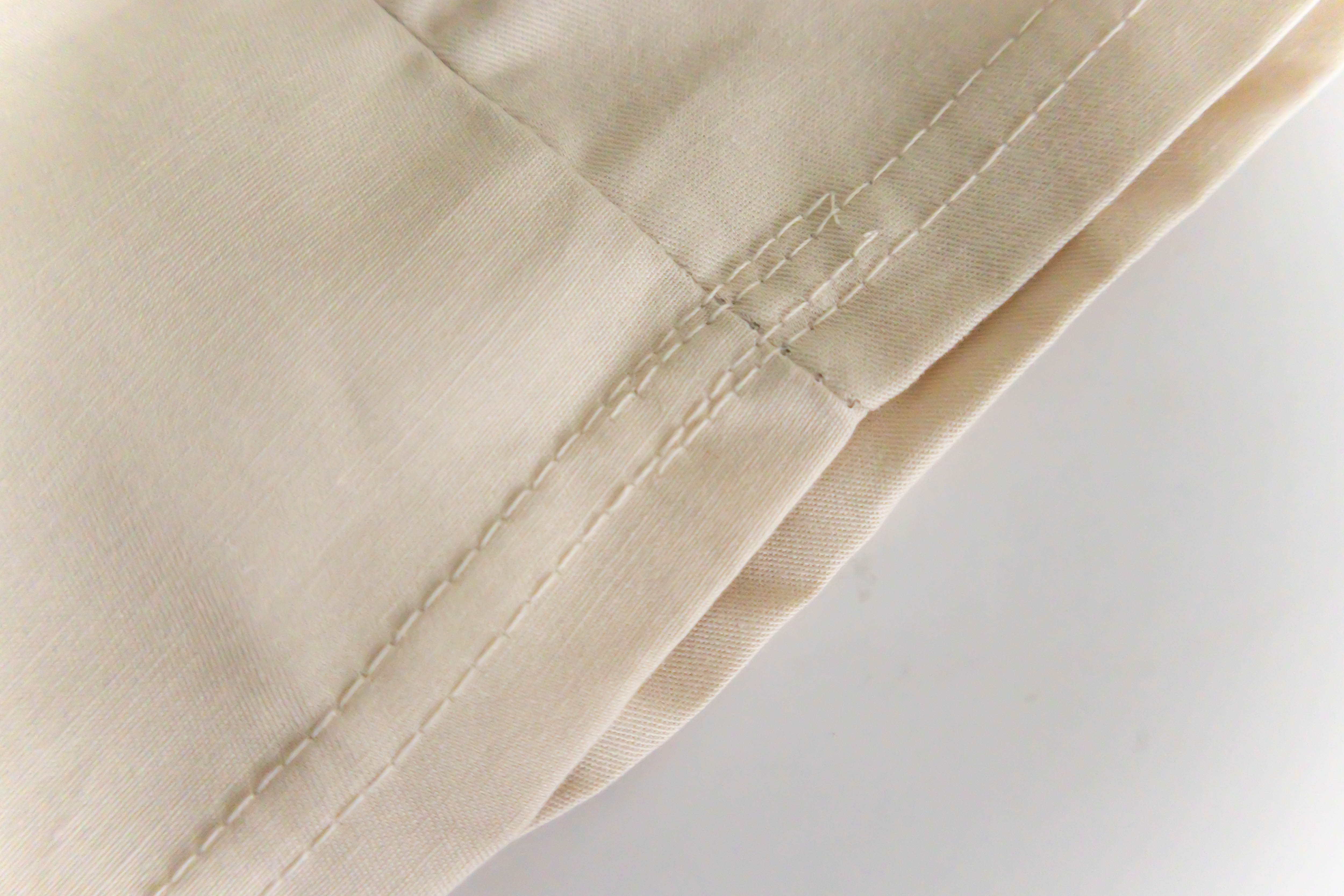 Beige 彈性棉質皺褶腰間大擺連身裙, Dress/ DS9321