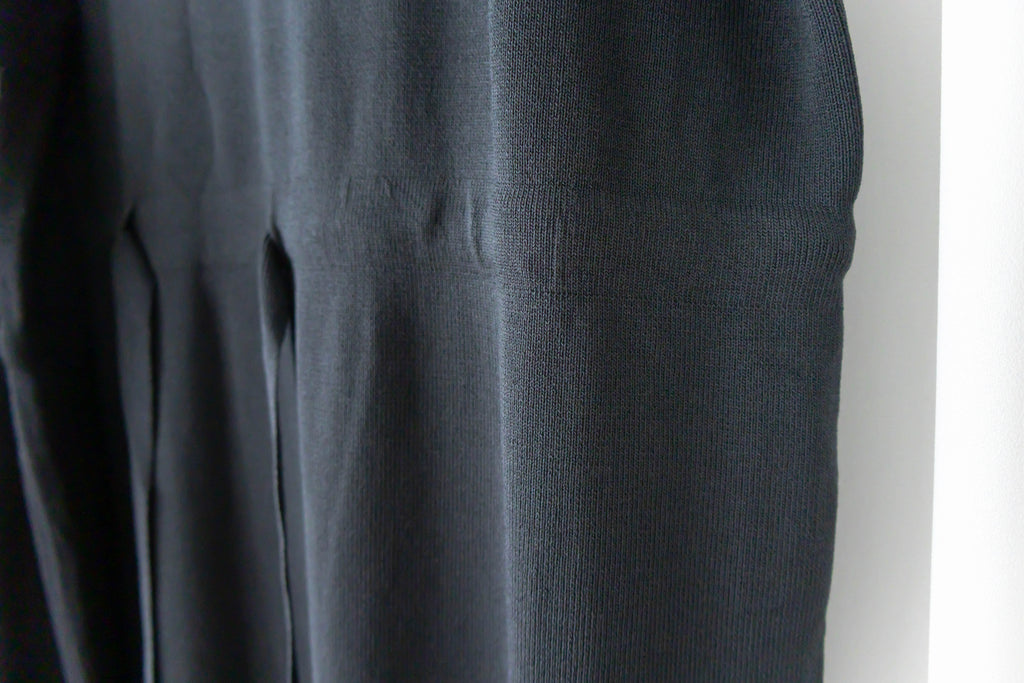 (售完即止款) Knit V領線料彈性氣質修腰溫柔連身裙, Dress/ DS9322 (Steelblue sold out)