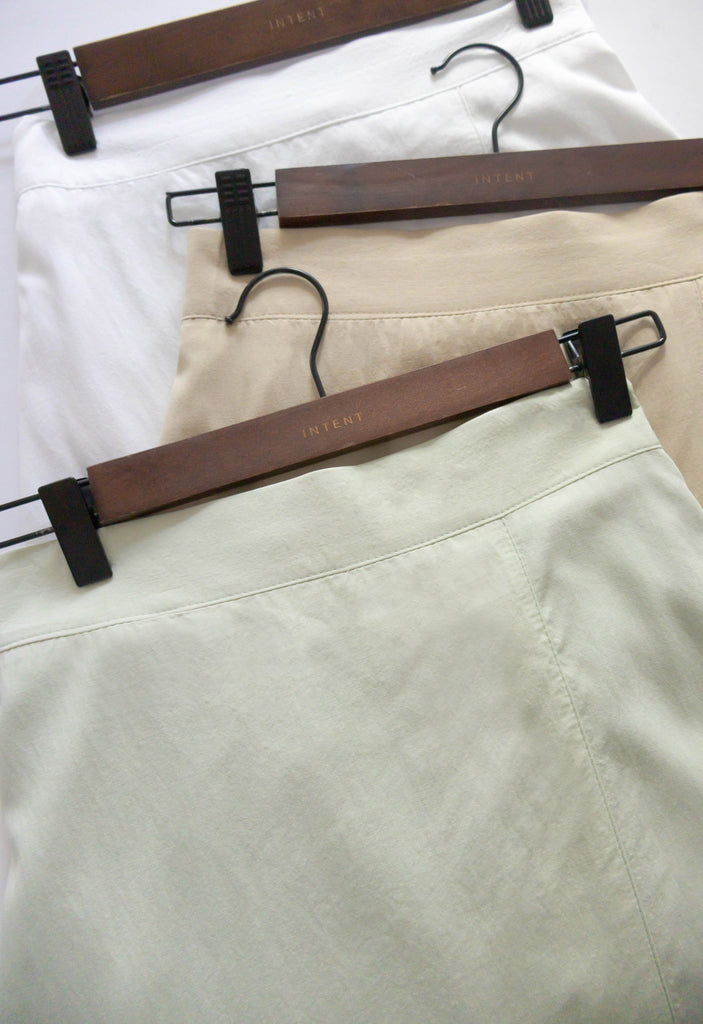 Slim Slit 超推薦極顯瘦修飾肚肚大A形裙尾開叉, Skirt/ SK8721 (honeydew sold out)