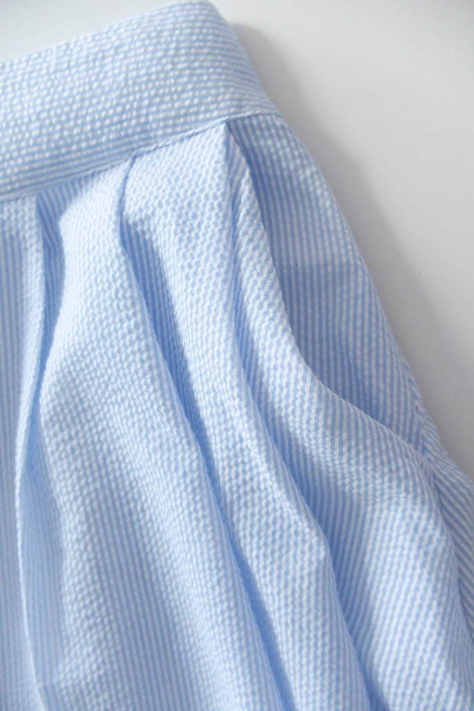 Pocket Stripe 口袋暗直紋後橡筋輕盈半身裙, Skirt/ SK8720