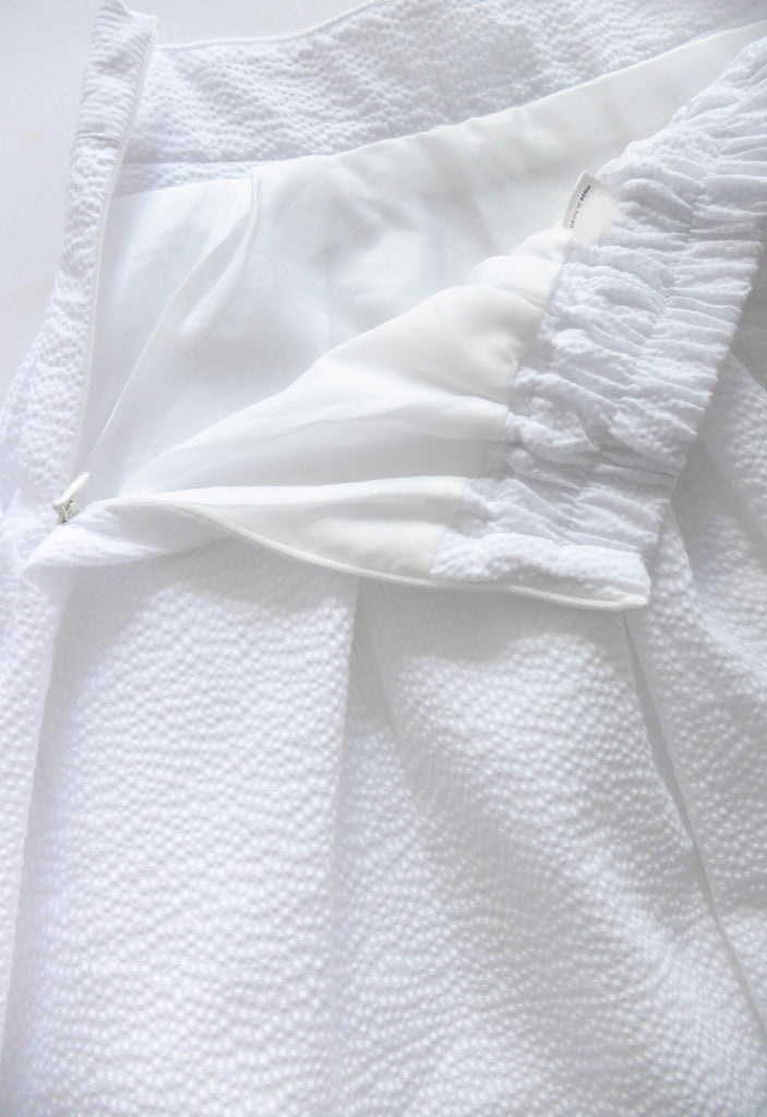 Pocket Stripe 口袋暗直紋後橡筋輕盈半身裙, Skirt/ SK8720
