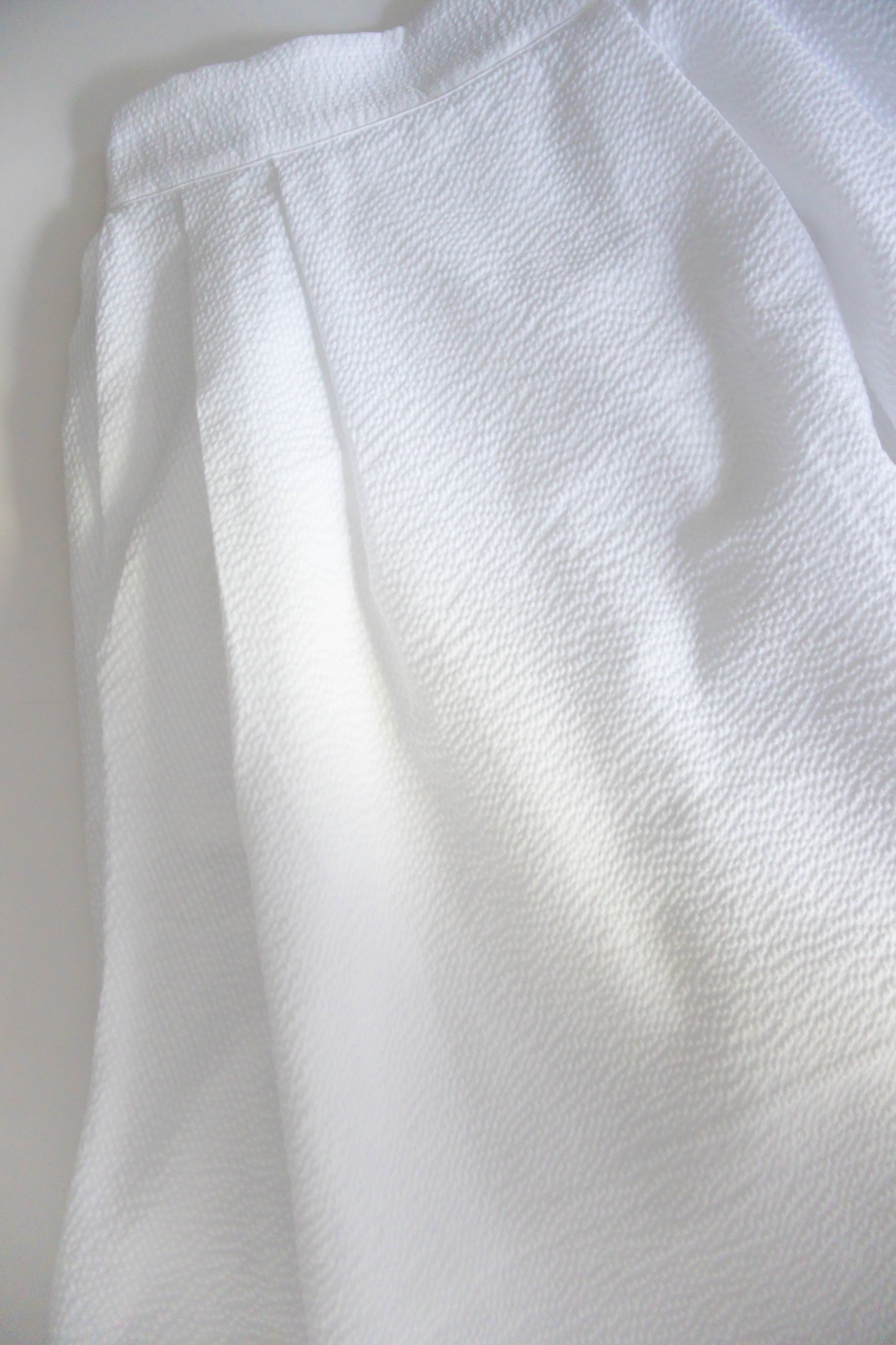 Pocket Stripe 口袋暗直紋後橡筋輕盈半身裙, Skirt/ SK8720