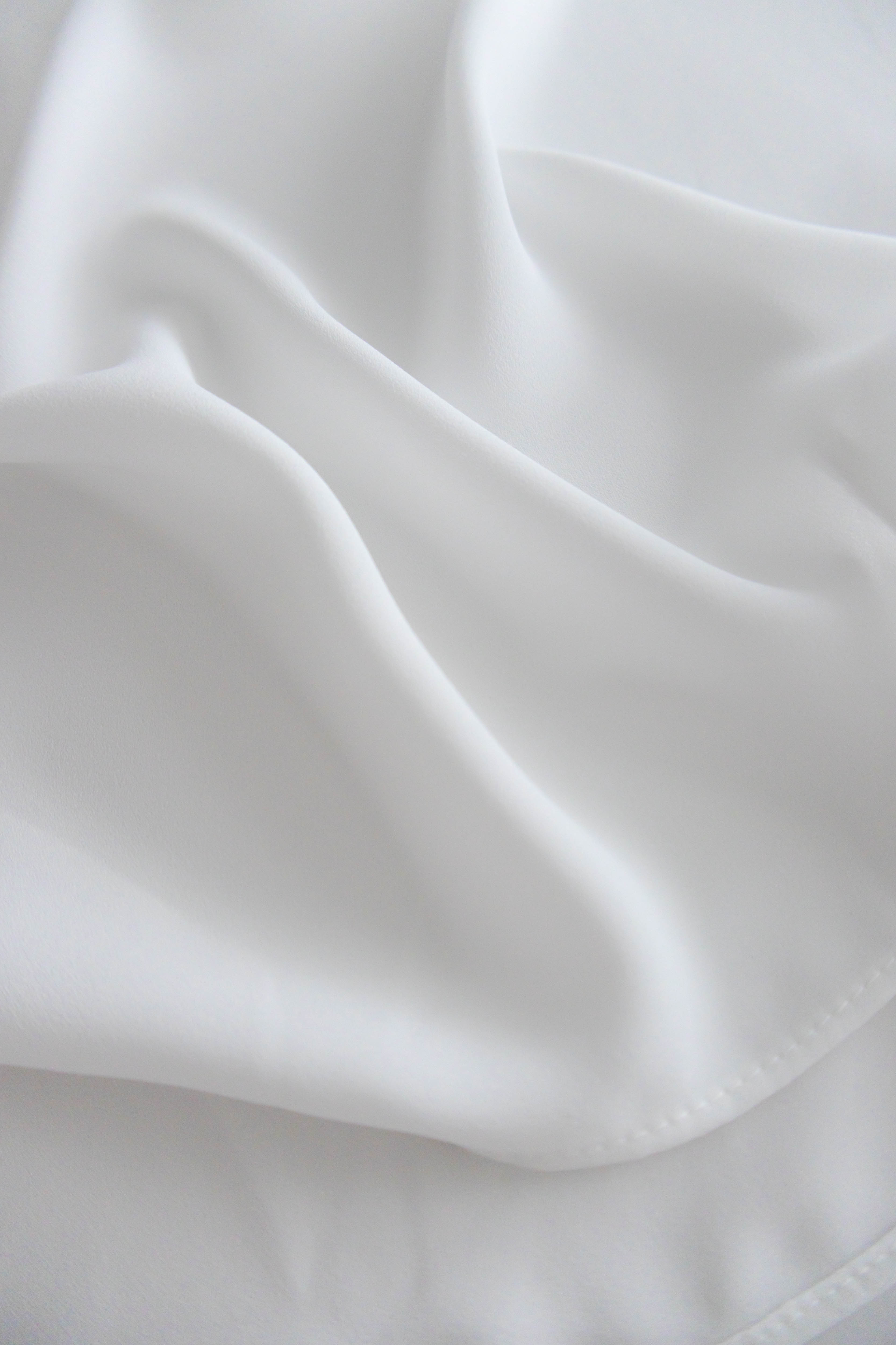 Side Ruffle 素色氣質雪紡垂感荷葉無袖, Blouse/ BU8954 (white sold out)