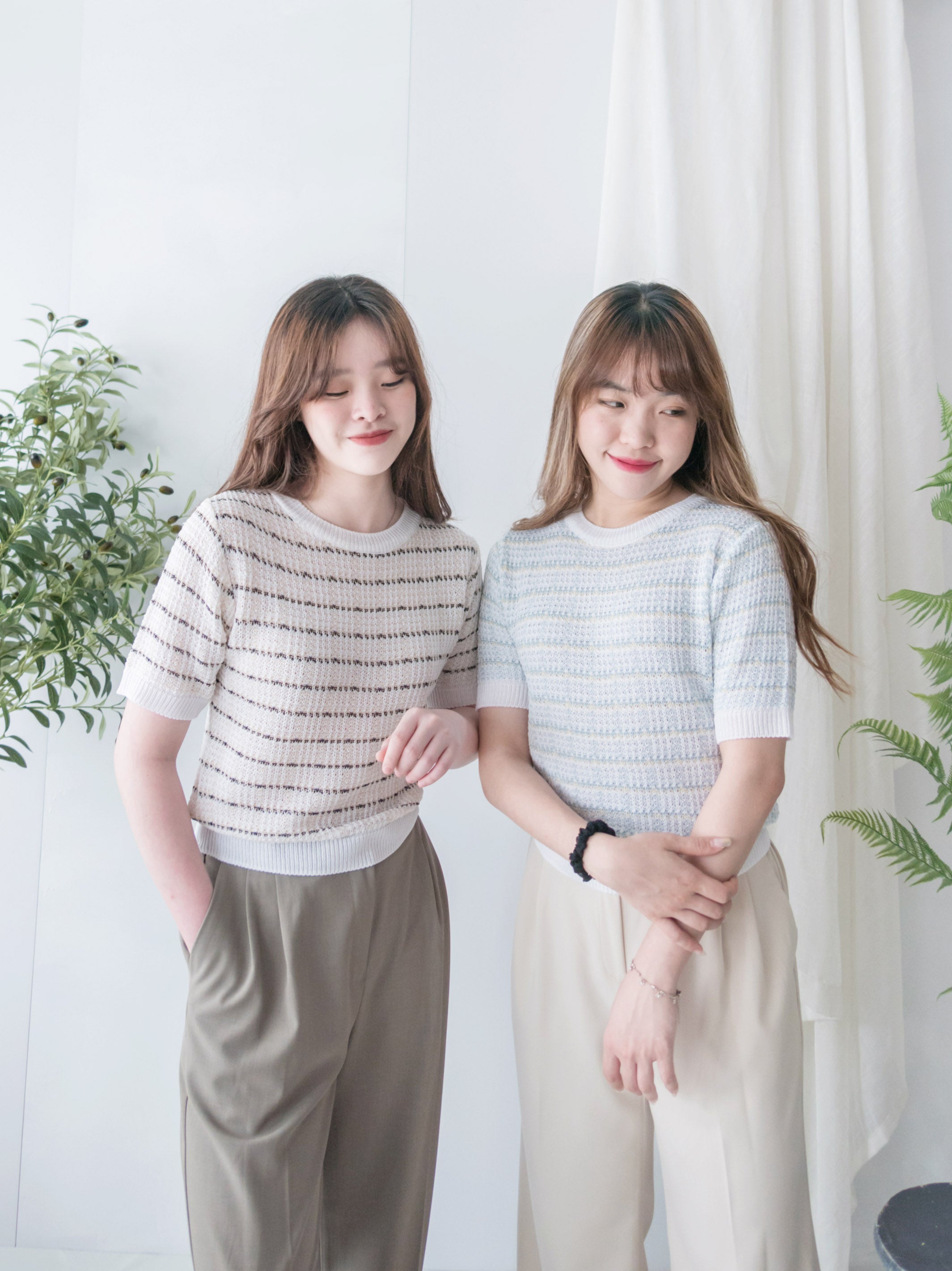 Chiffon Wide 寬鬆闊腳透氣顯腳長長西褲, Pants/ PT8382 (olive sold out)