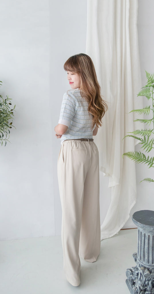 Chiffon Wide 寬鬆闊腳透氣顯腳長長西褲, Pants/ PT8382 (olive sold out)
