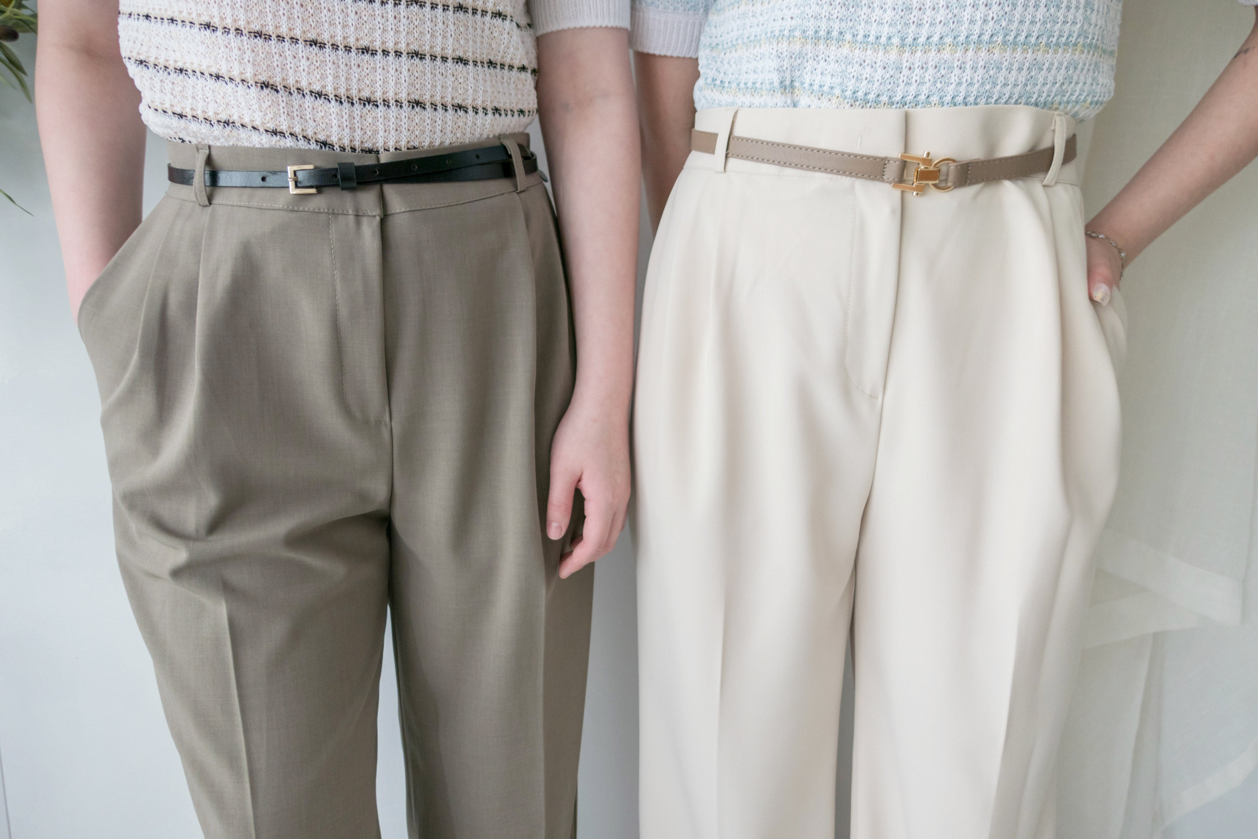 Chiffon Wide 寬鬆闊腳透氣顯腳長長西褲, Pants/ PT8382 (olive sold out)