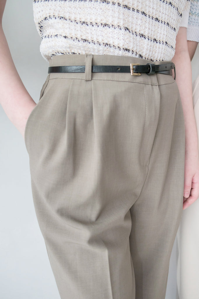 Chiffon Wide 寬鬆闊腳透氣顯腳長長西褲, Pants/ PT8382 (olive sold out)