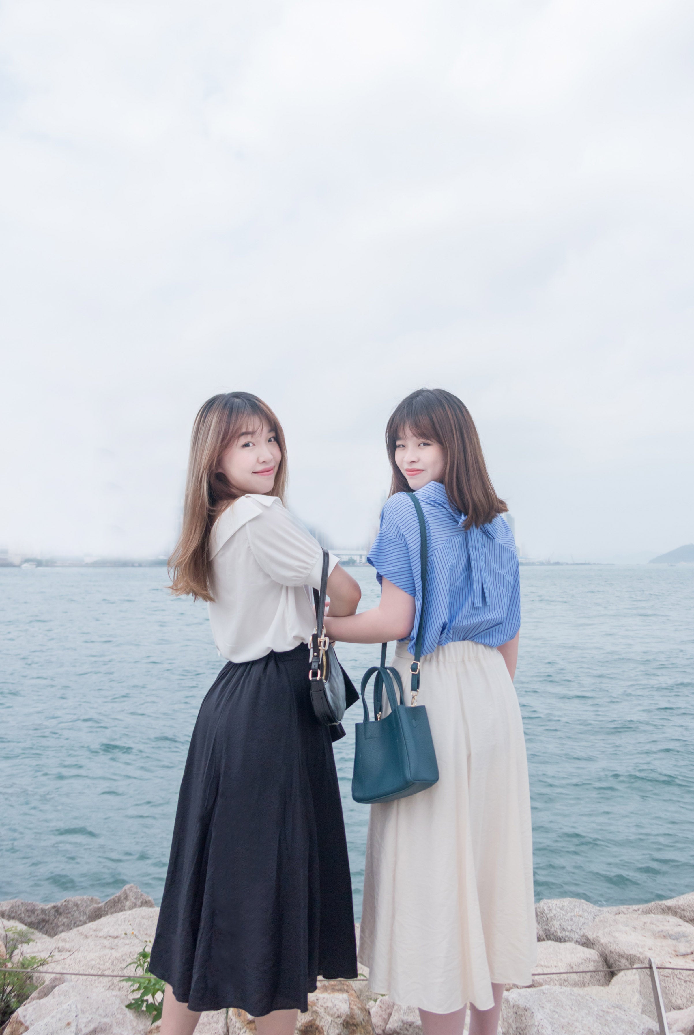 Flair 微皺百搭綁帶車拼浪漫飄逸傘裙, skirt/ SK8706 (black sold out)