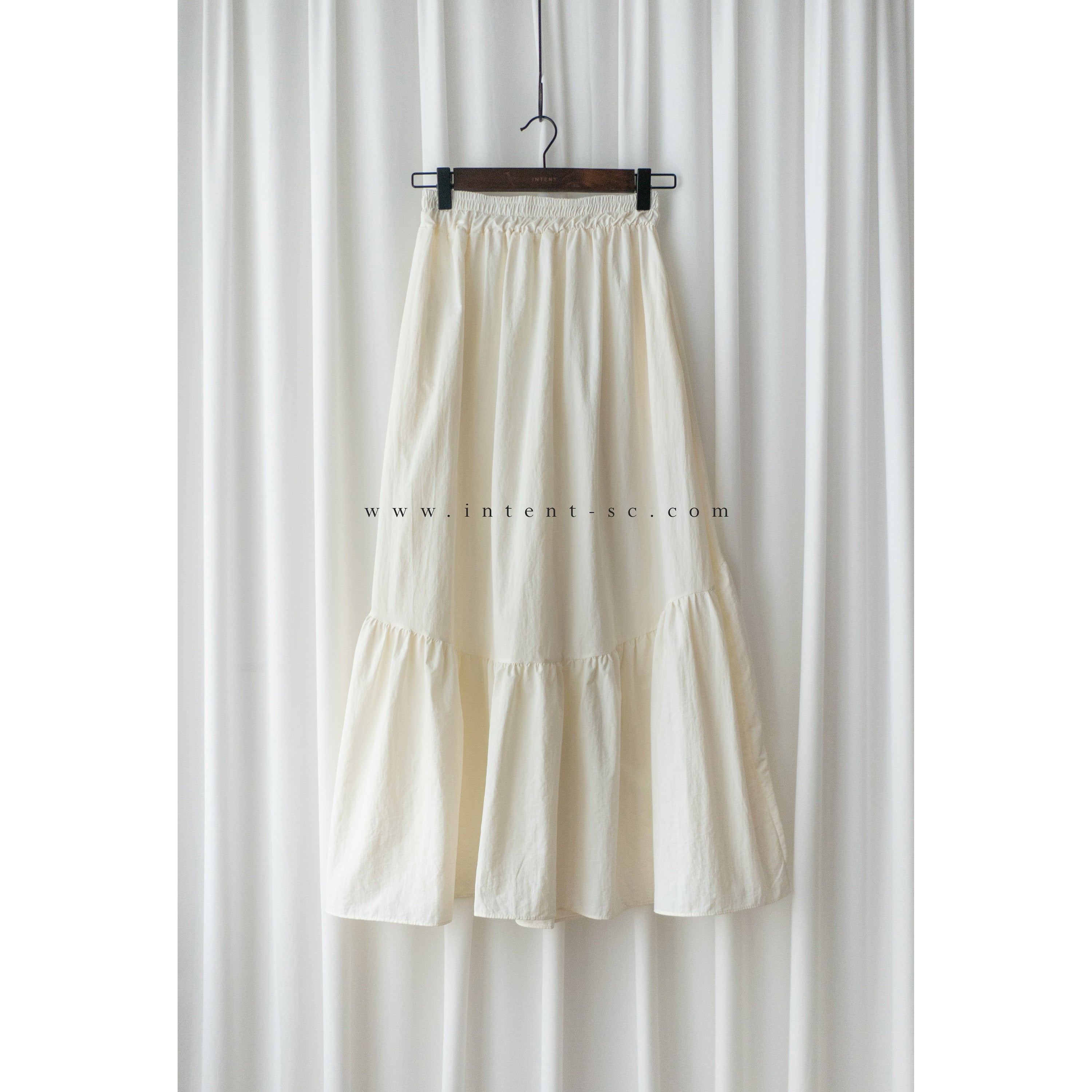2-way White 淺色系兩種設計傘型口袋半身裙, Skirt/ SK8715