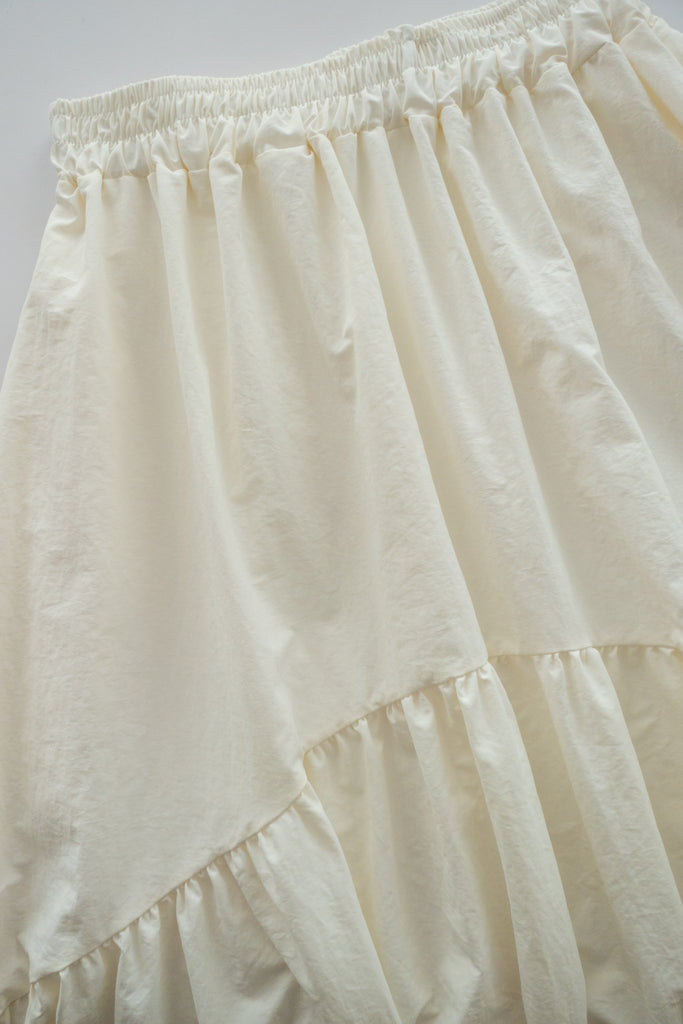 2-way White 淺色系兩種設計傘型口袋半身裙, Skirt/ SK8715