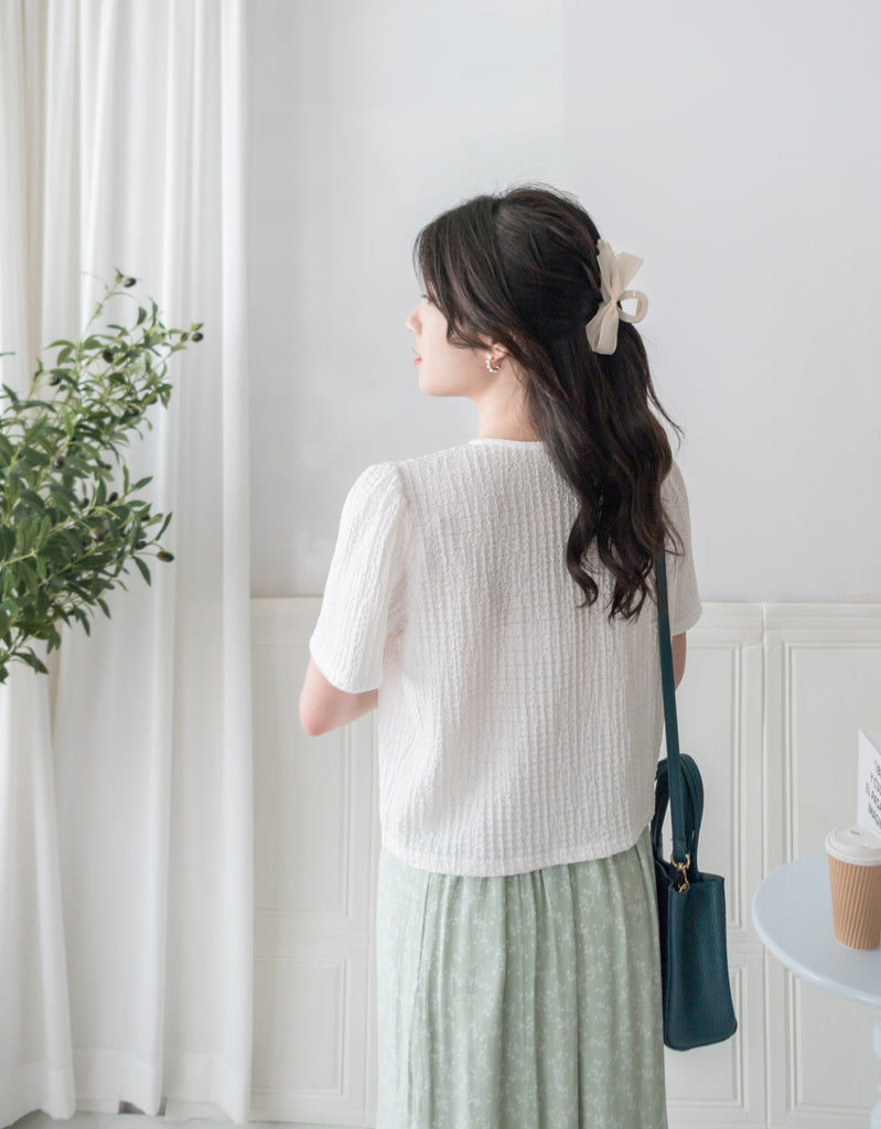 Shadow fishtail 影子印花輕盈日常魚尾裙擺, Skirt/ SK8714 (mint sold out)