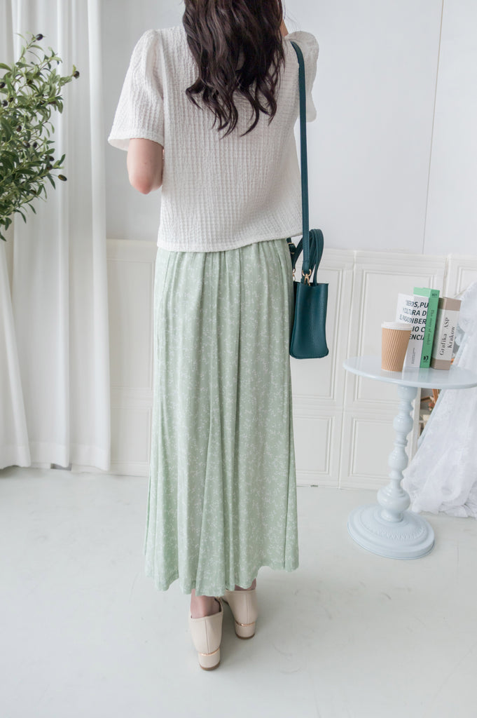 Shadow fishtail 影子印花輕盈日常魚尾裙擺, Skirt/ SK8714 (mint sold out)