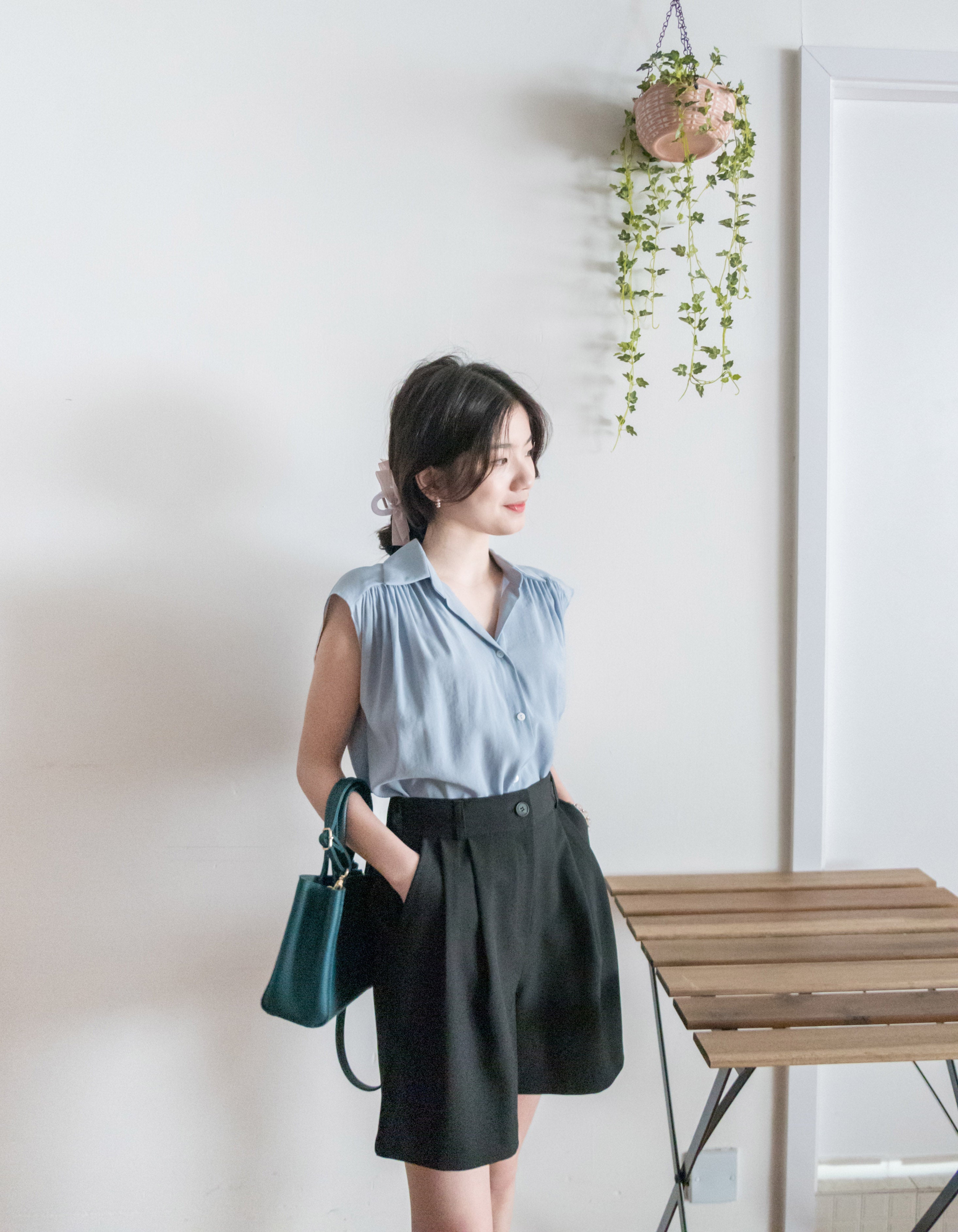 (Many Ways to wear) Jelly Ribbon, Clip/ HA8120 (ivory sold out)