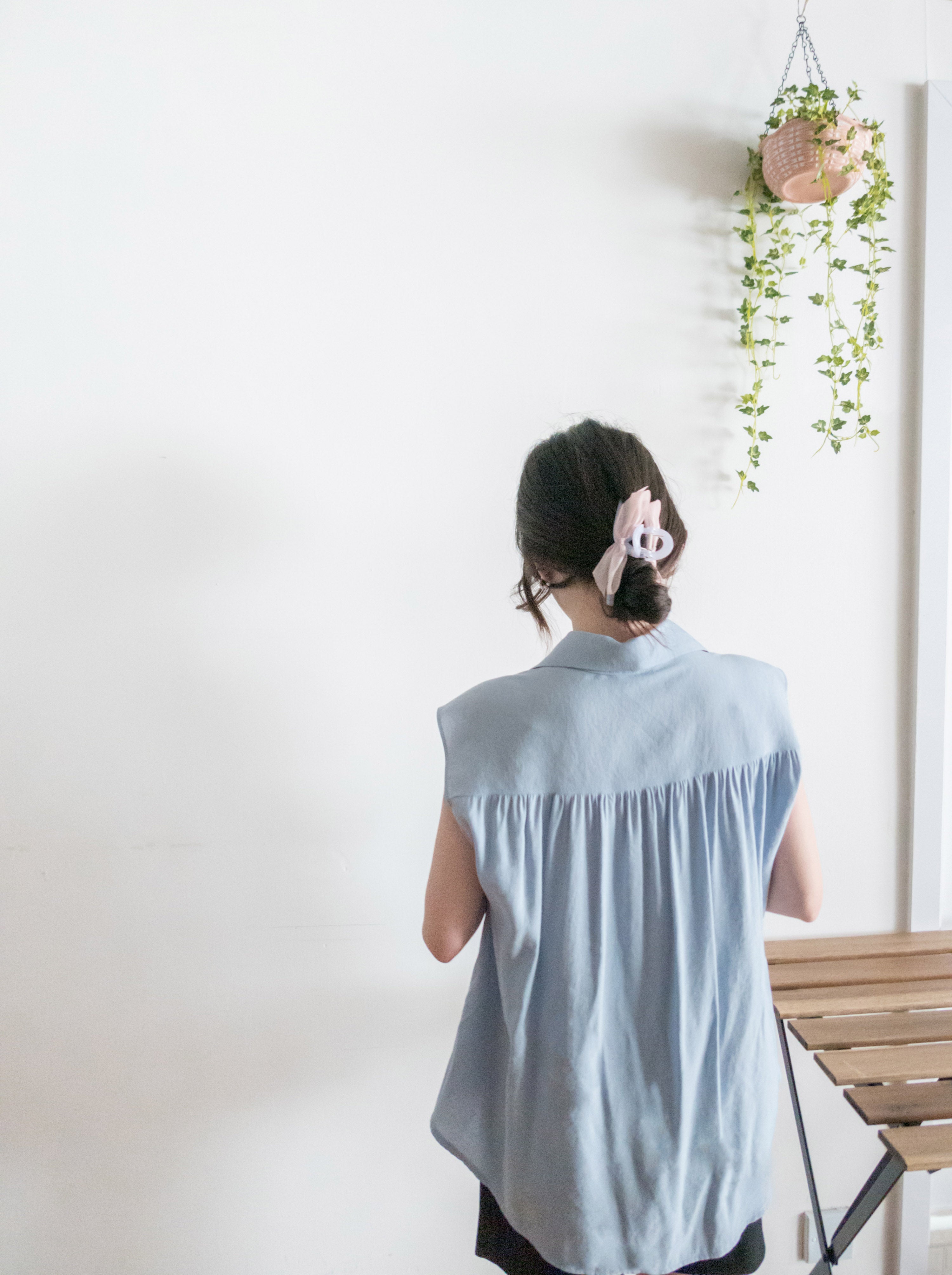 (Many Ways to wear) Jelly Ribbon, Clip/ HA8120 (ivory sold out)