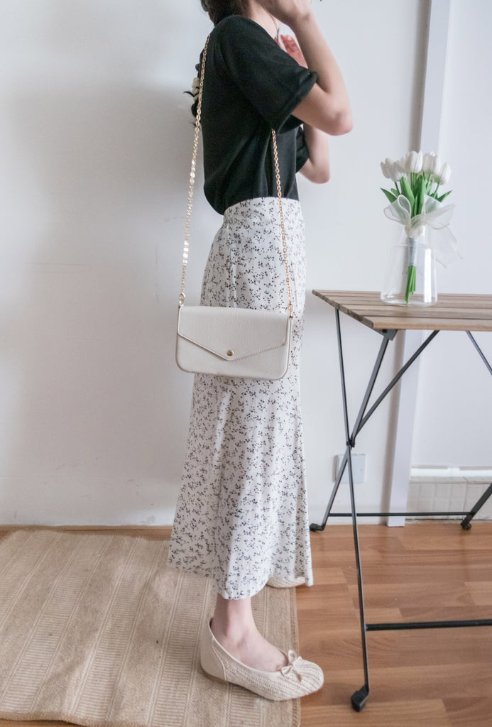 Shadow fishtail 影子印花輕盈日常魚尾裙擺, Skirt/ SK8714 (mint sold out)